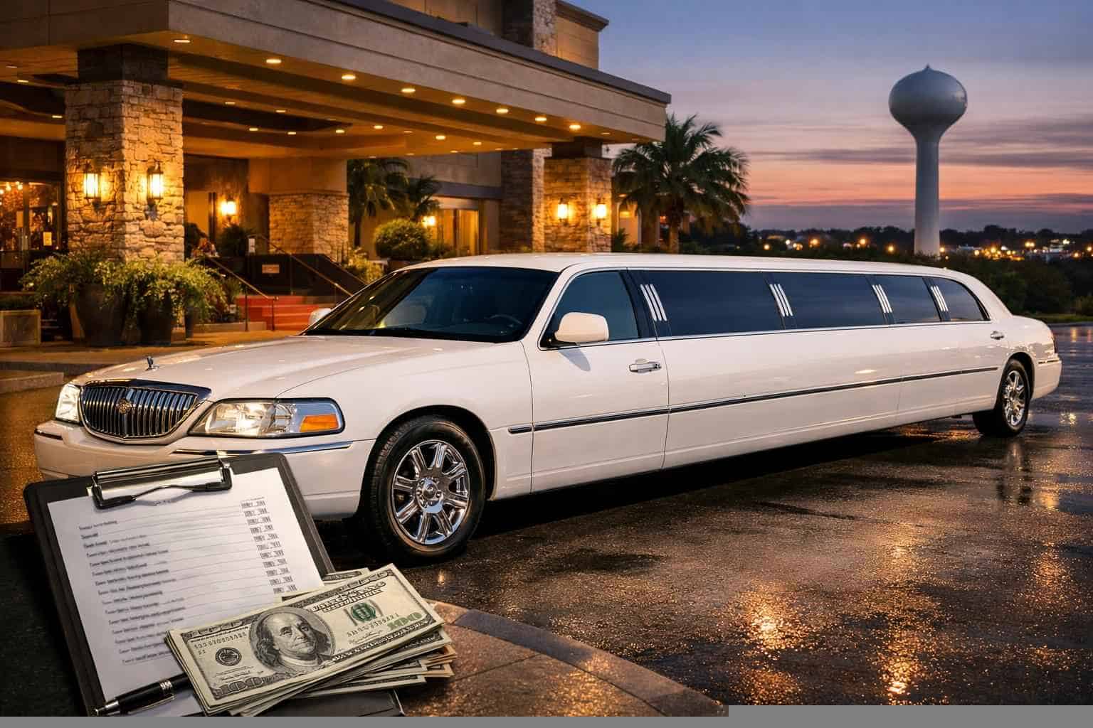 White Limo Rental Prices in Converse TX