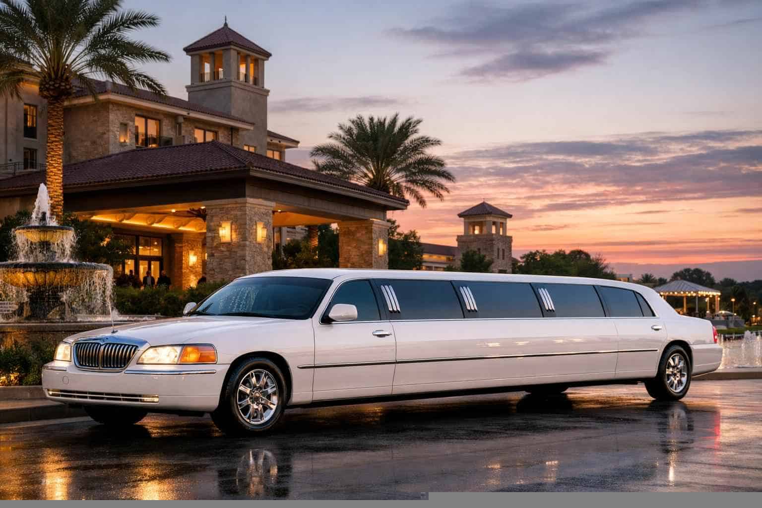 White Limo Rental Schertz TX