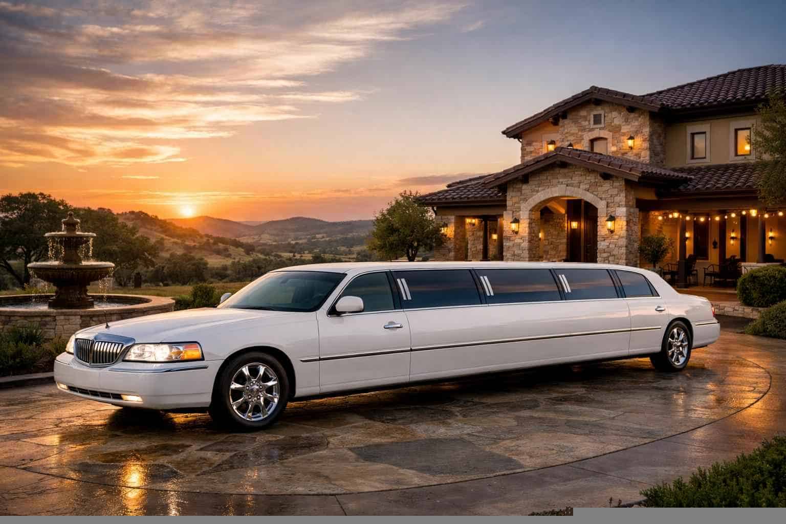 White Limo Rental Services in Bulverde Texas