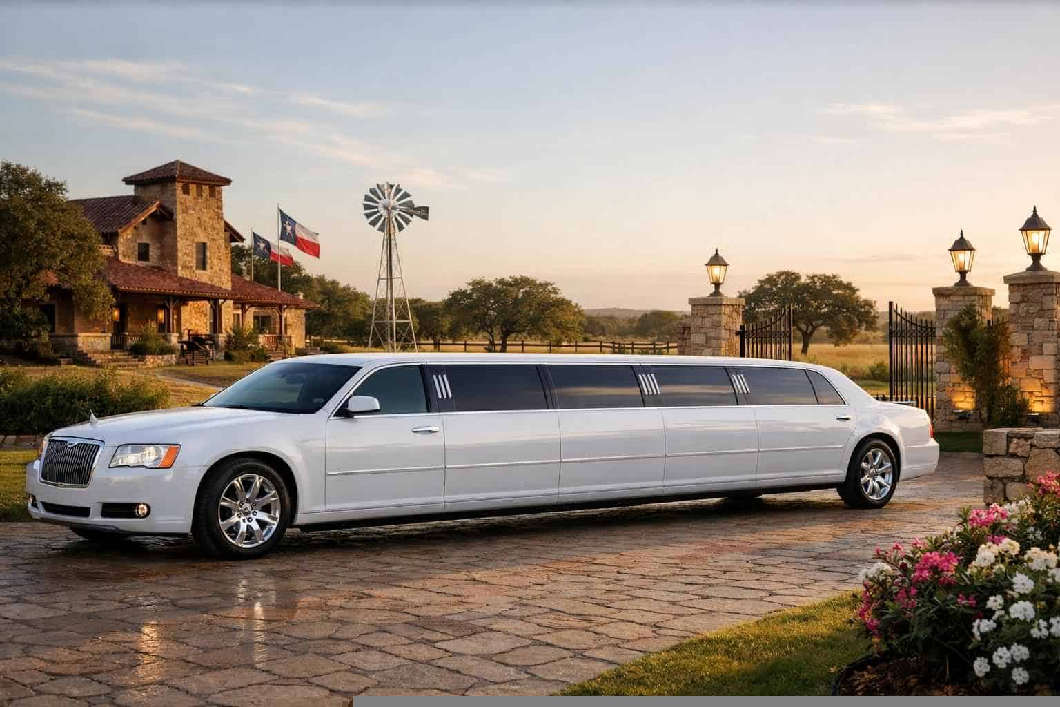 White Limo Rental Services In Floresville Texas