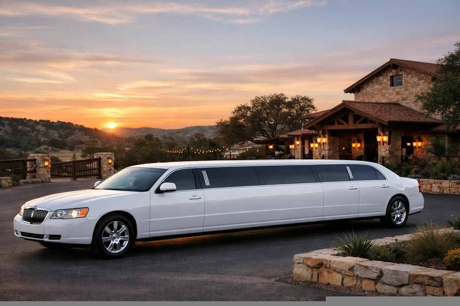 White Limo Rental Services in Helotes Texas