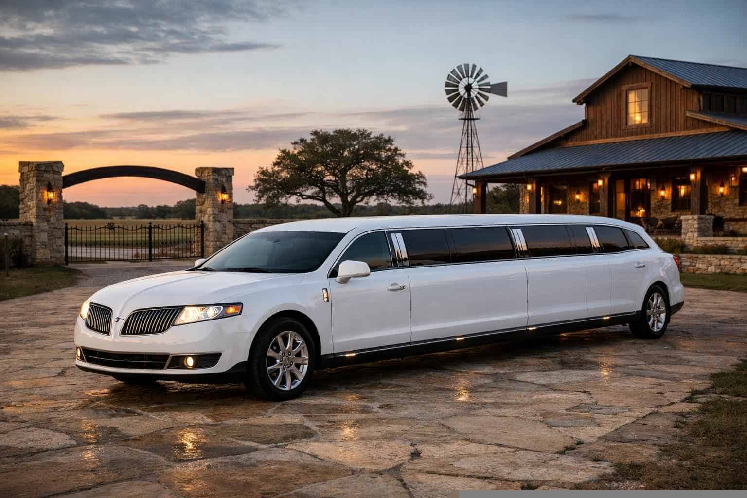 White Limo Rental Services in La Vernia Texas