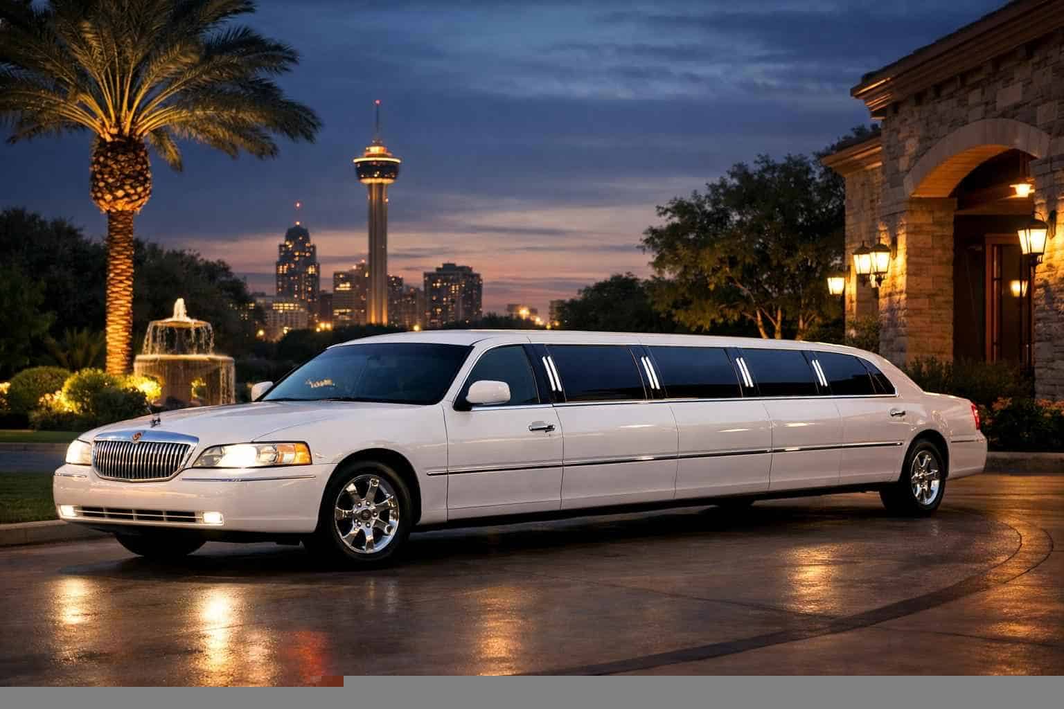White Limo Rental Services in Leon Valley Texas