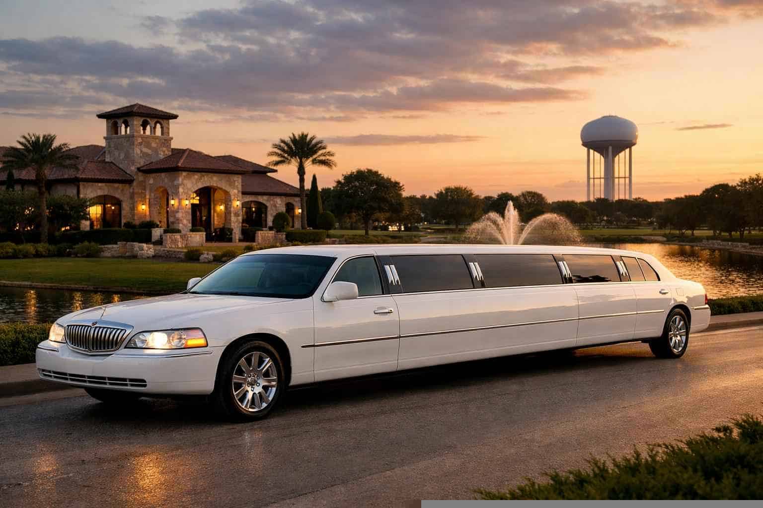 White Limo Rental Services in Windcrest Texas