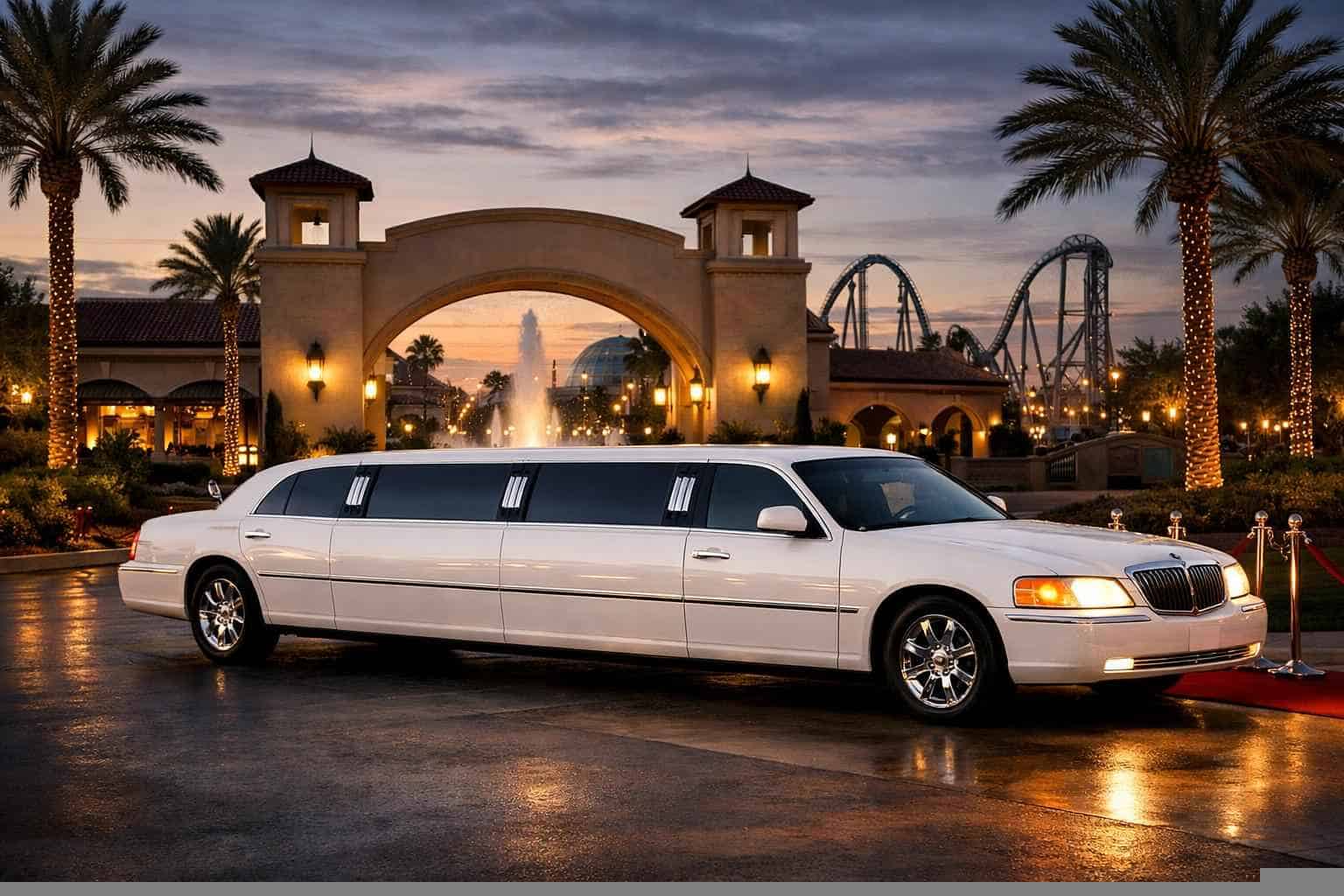 White Limo Rental Universal City TX