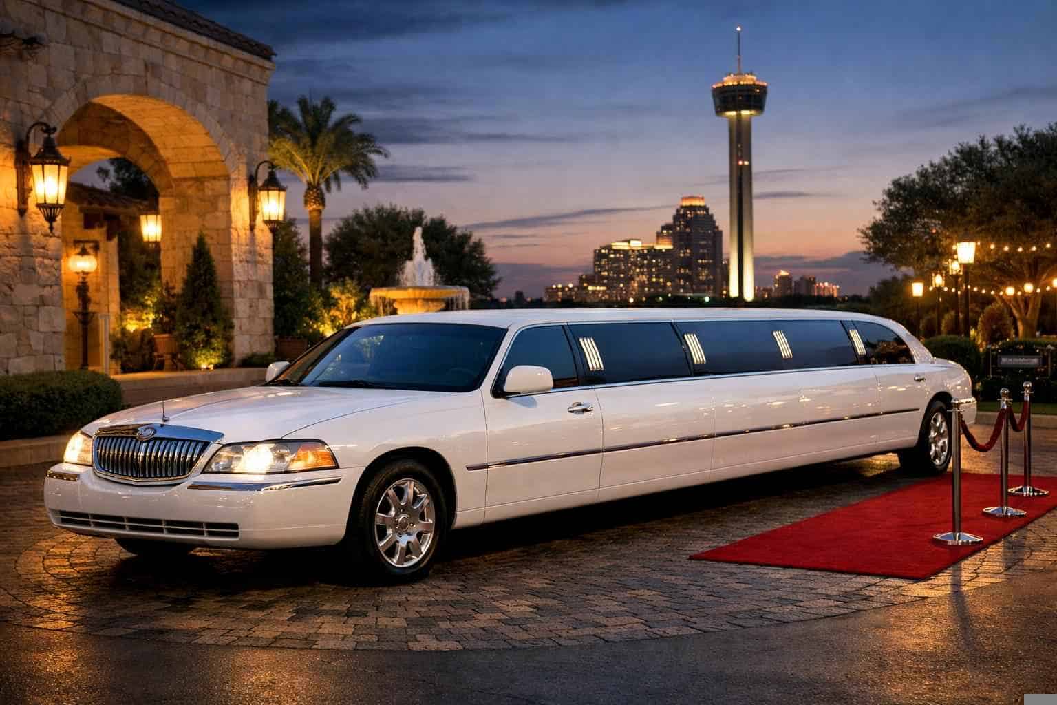 White Limo Rental Windcrest TX