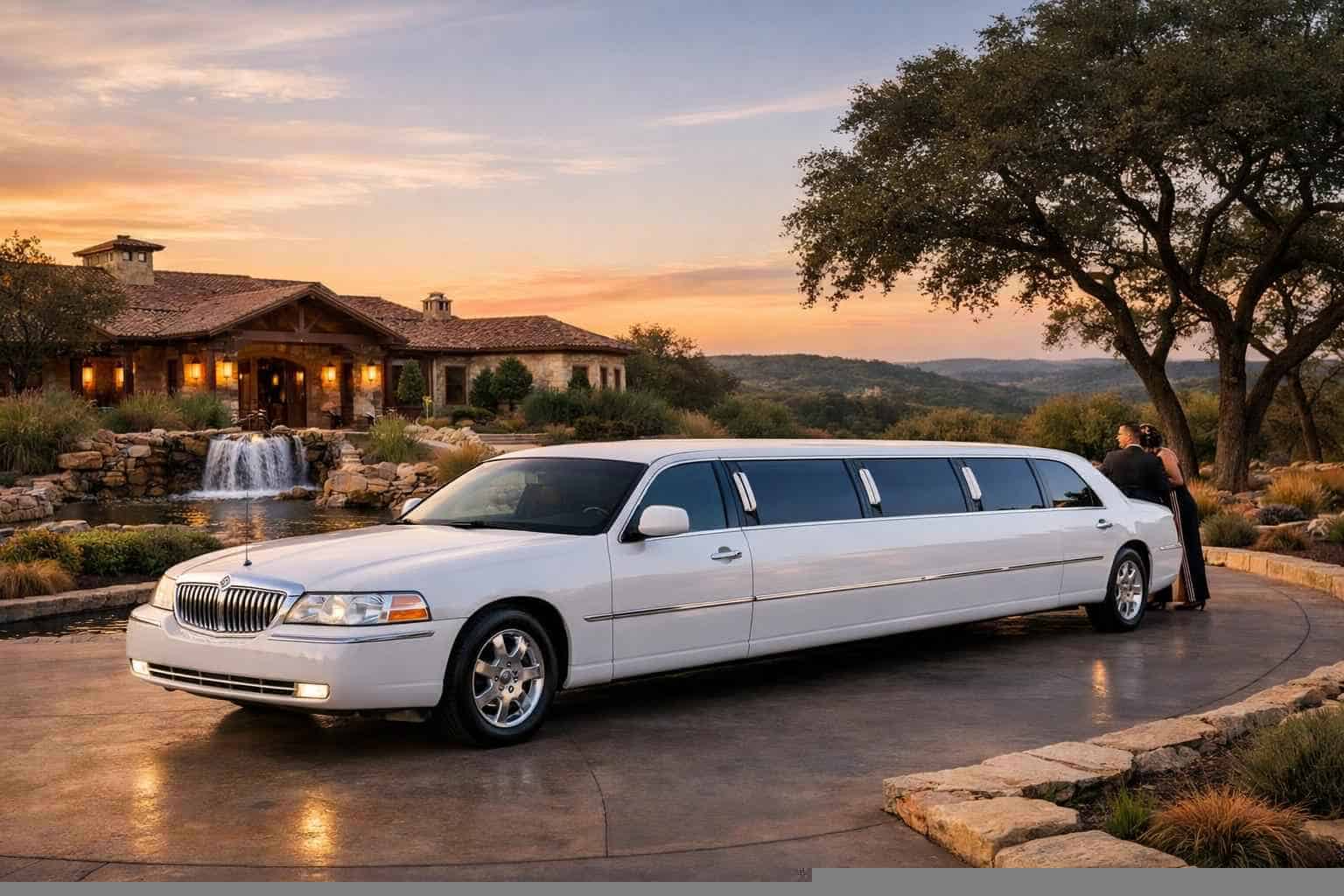 White Limo Service Bulverde TX