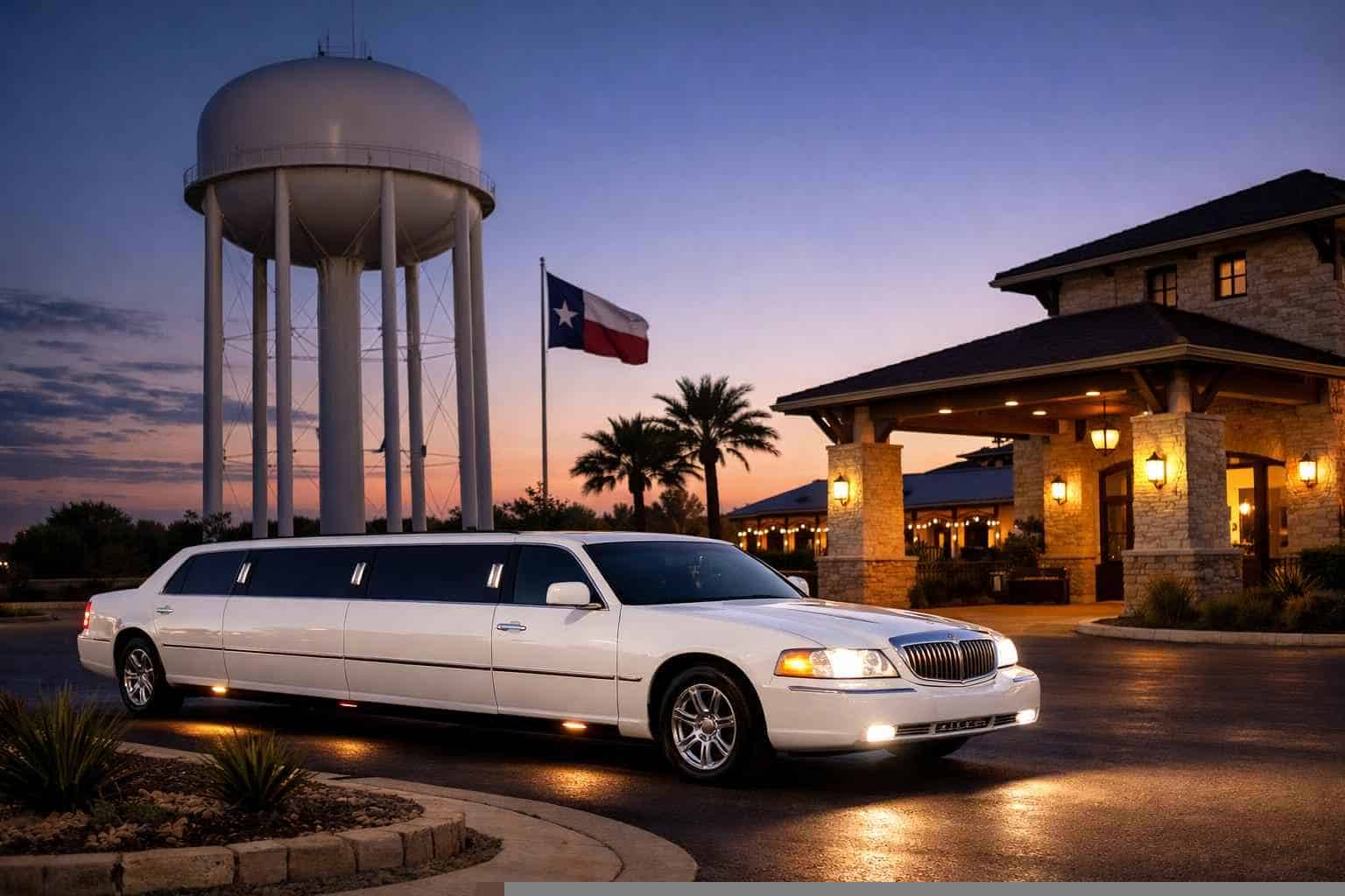 White Limo Service Converse TX