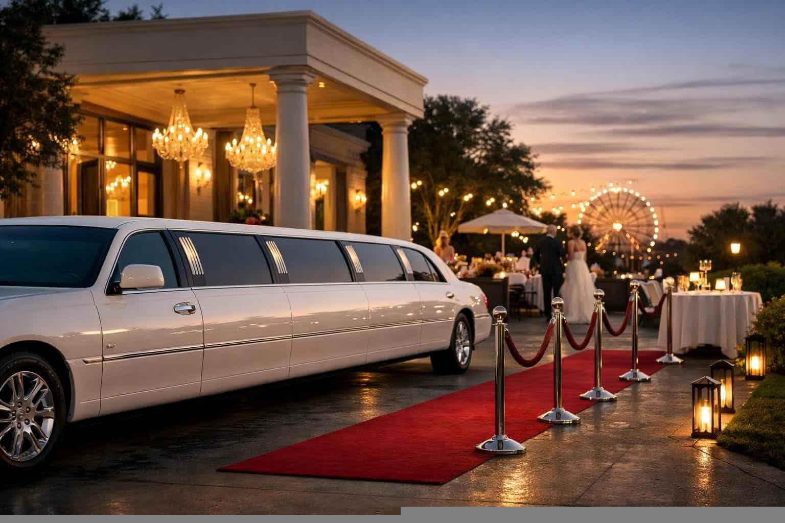 White Limo Service for Events Selma Texas