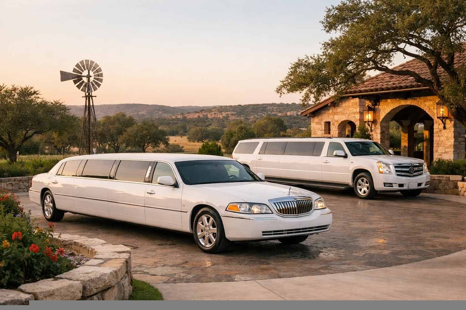 White Limousines in Bulverde Texas