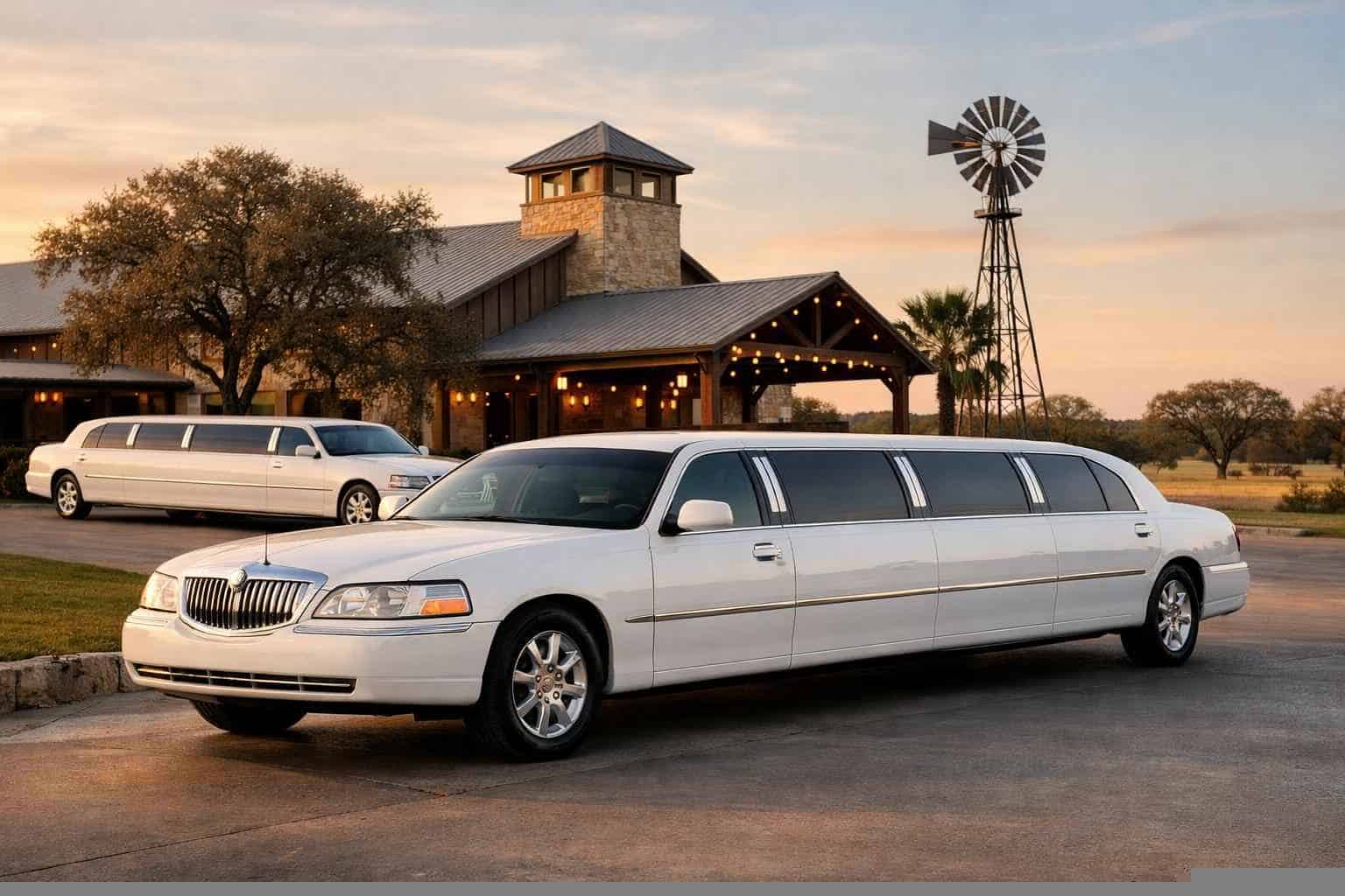 White Limousines in Cibolo Texas