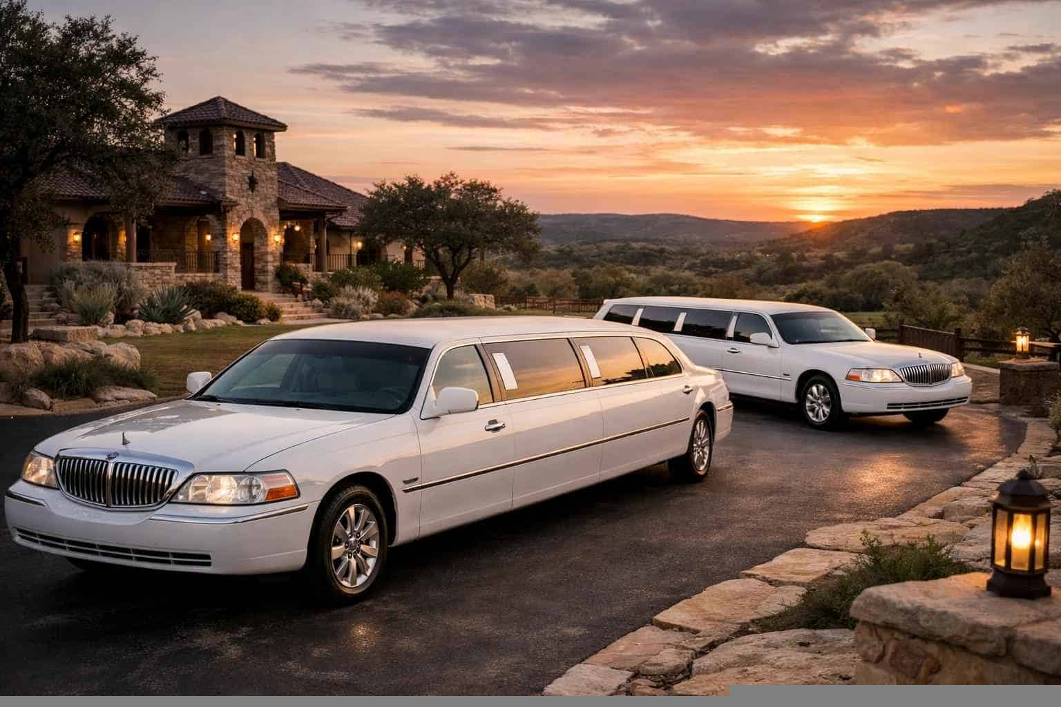 White Limousines in Helotes Texas