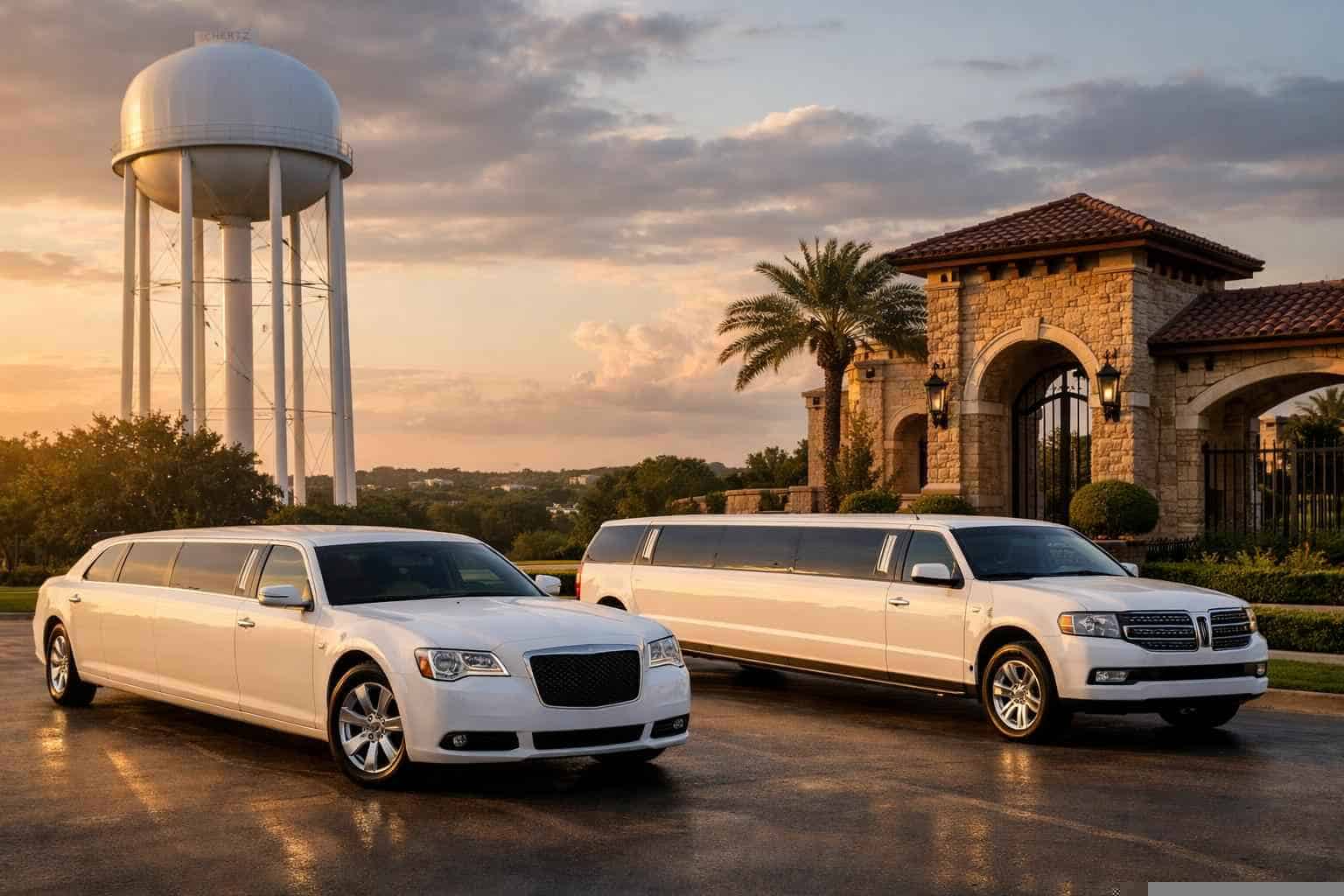 White Limousines in Schertz Texas