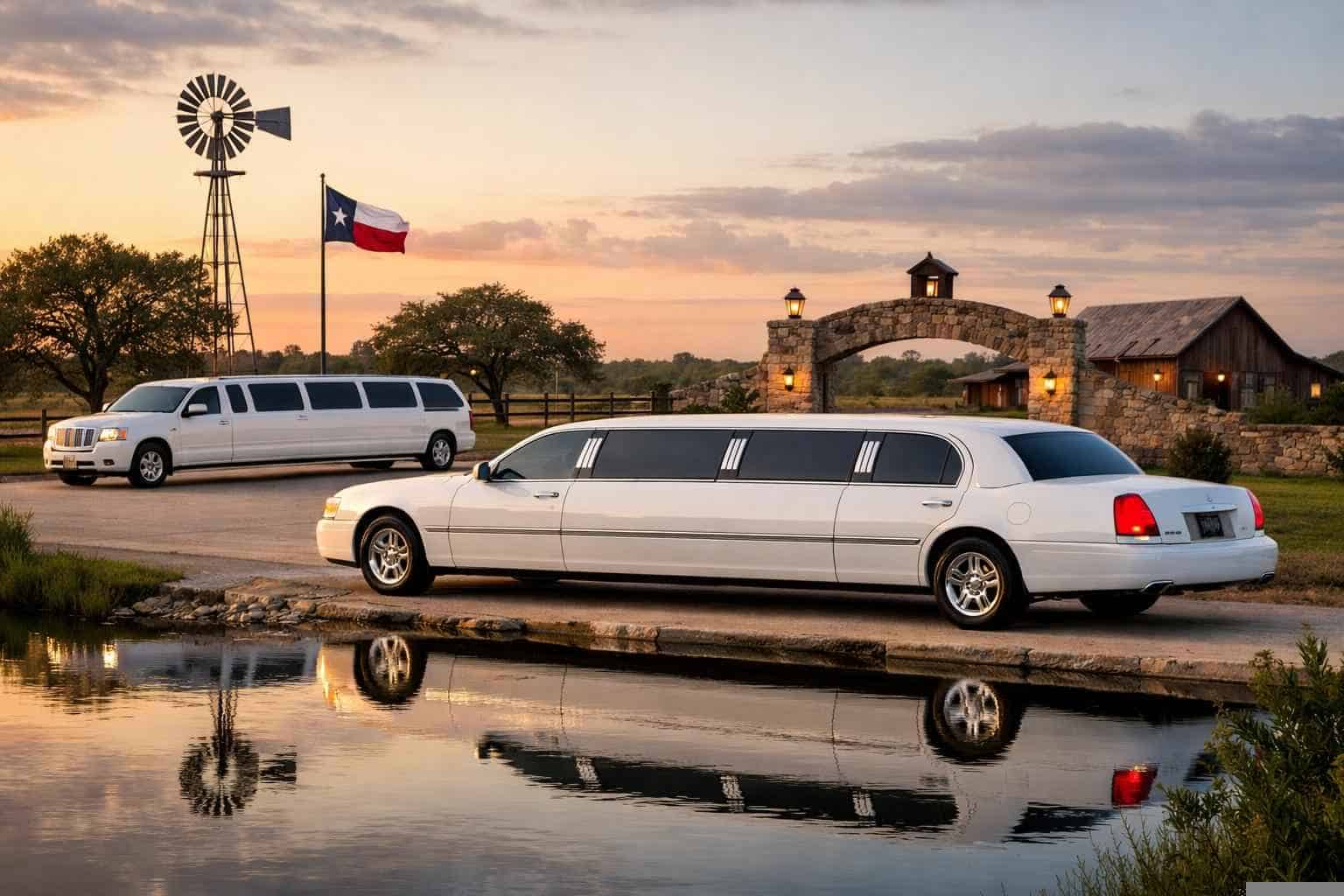 White Limousines in Seguin Texas
