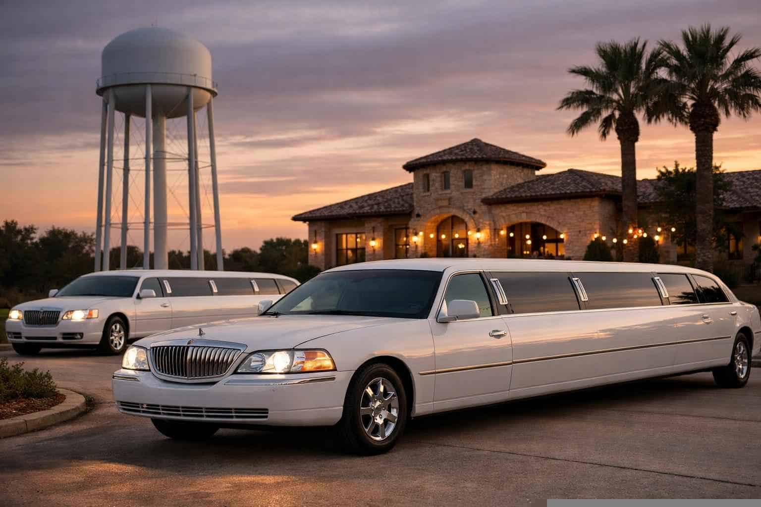 White Limousines in Selma Texas
