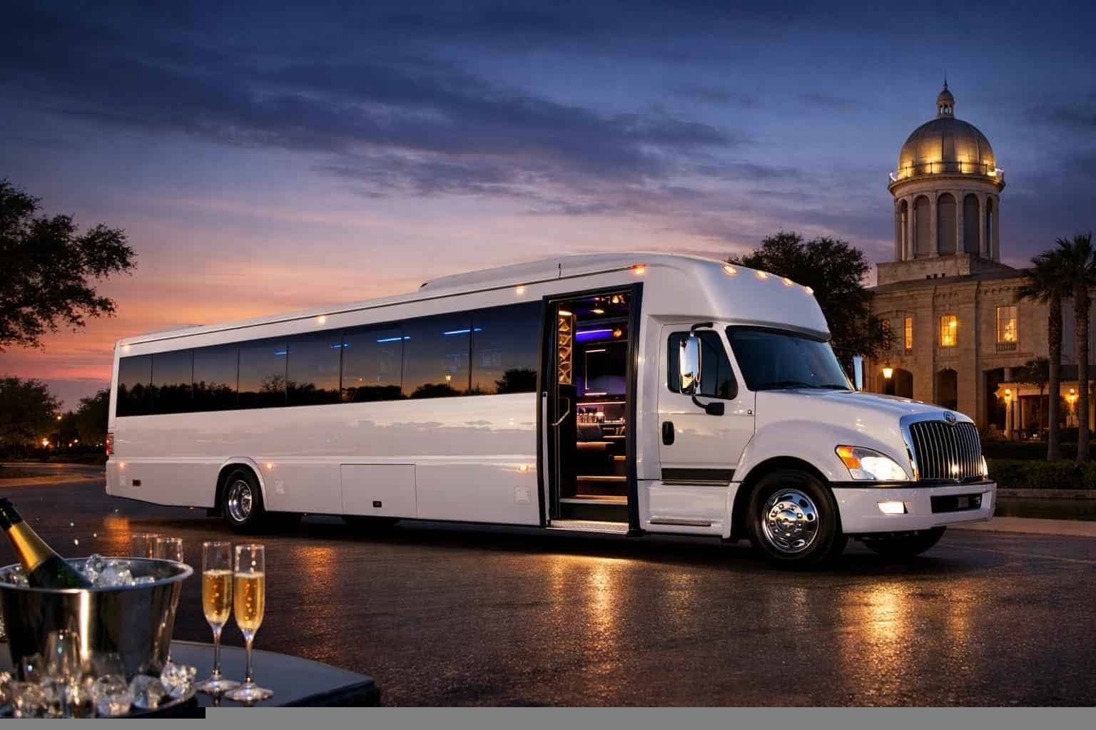 White Party Bus Rental Seguin TX