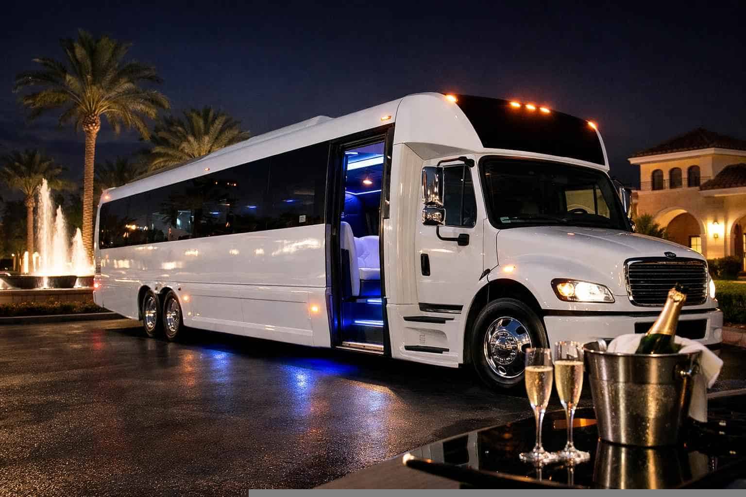 White Party Bus Rental Windcrest TX