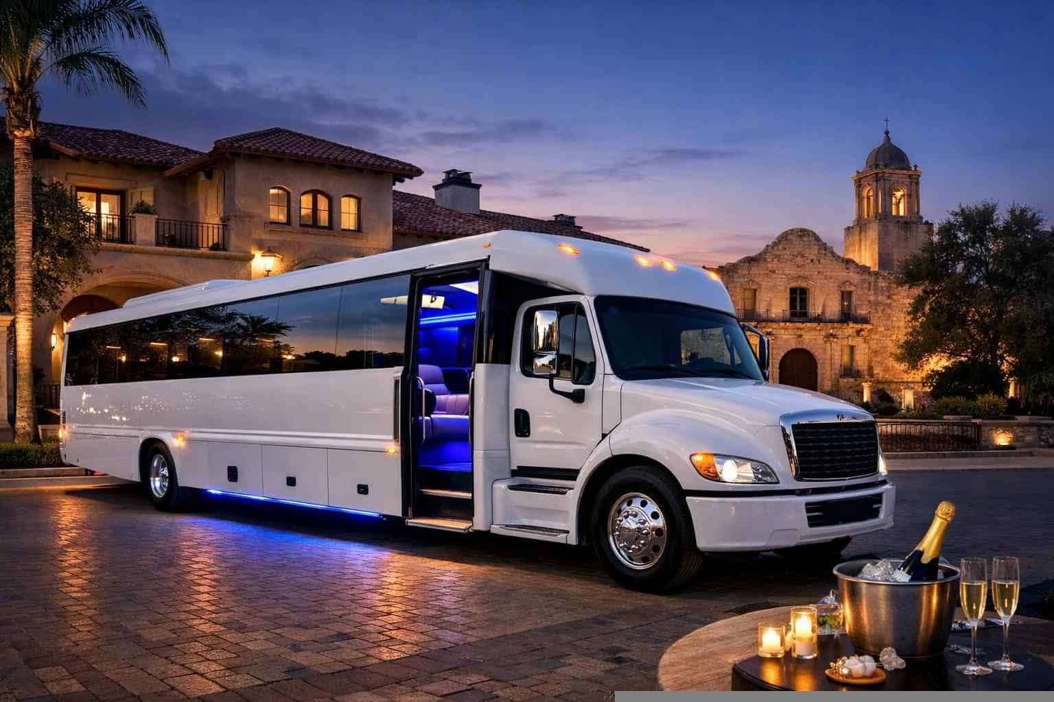 White Party Bus Service Alamo Heights TX