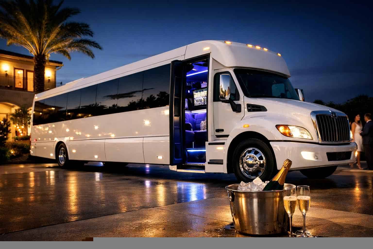 White Party Bus Service Cibolo TX
