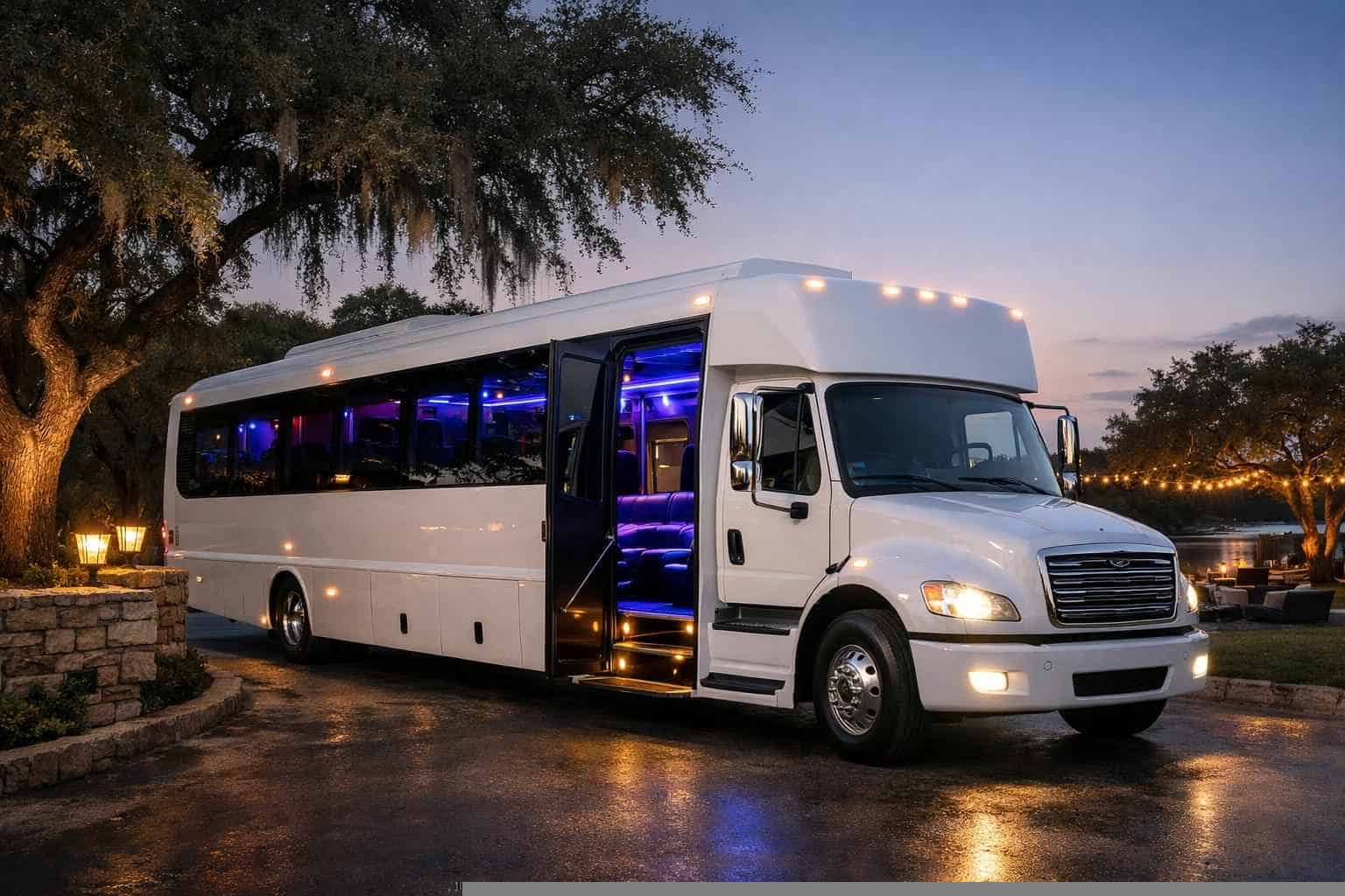 White Party Bus Service Live Oak TX