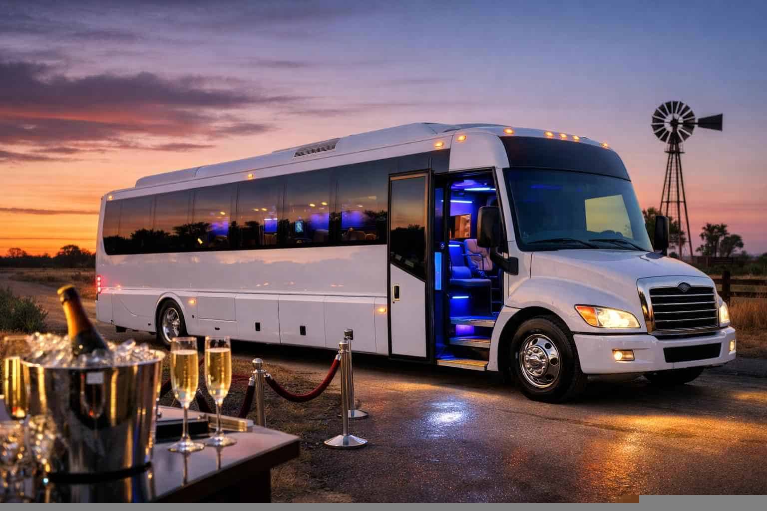 White Party Bus Service Pleasanton TX
