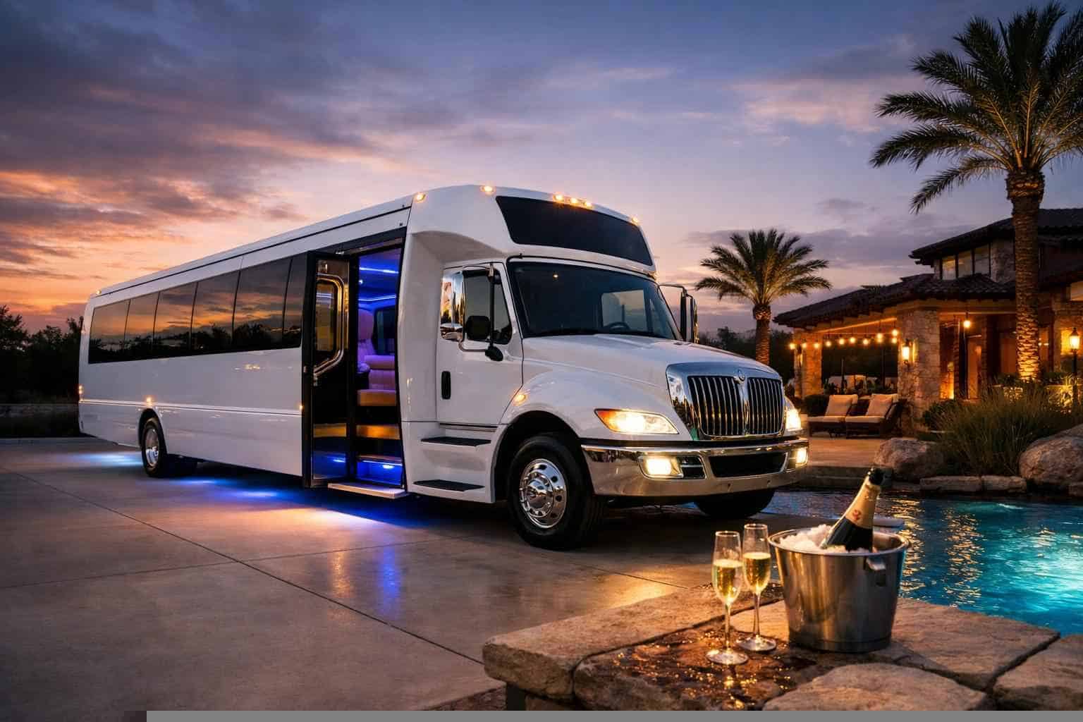 White Party Bus Service Schertz TX