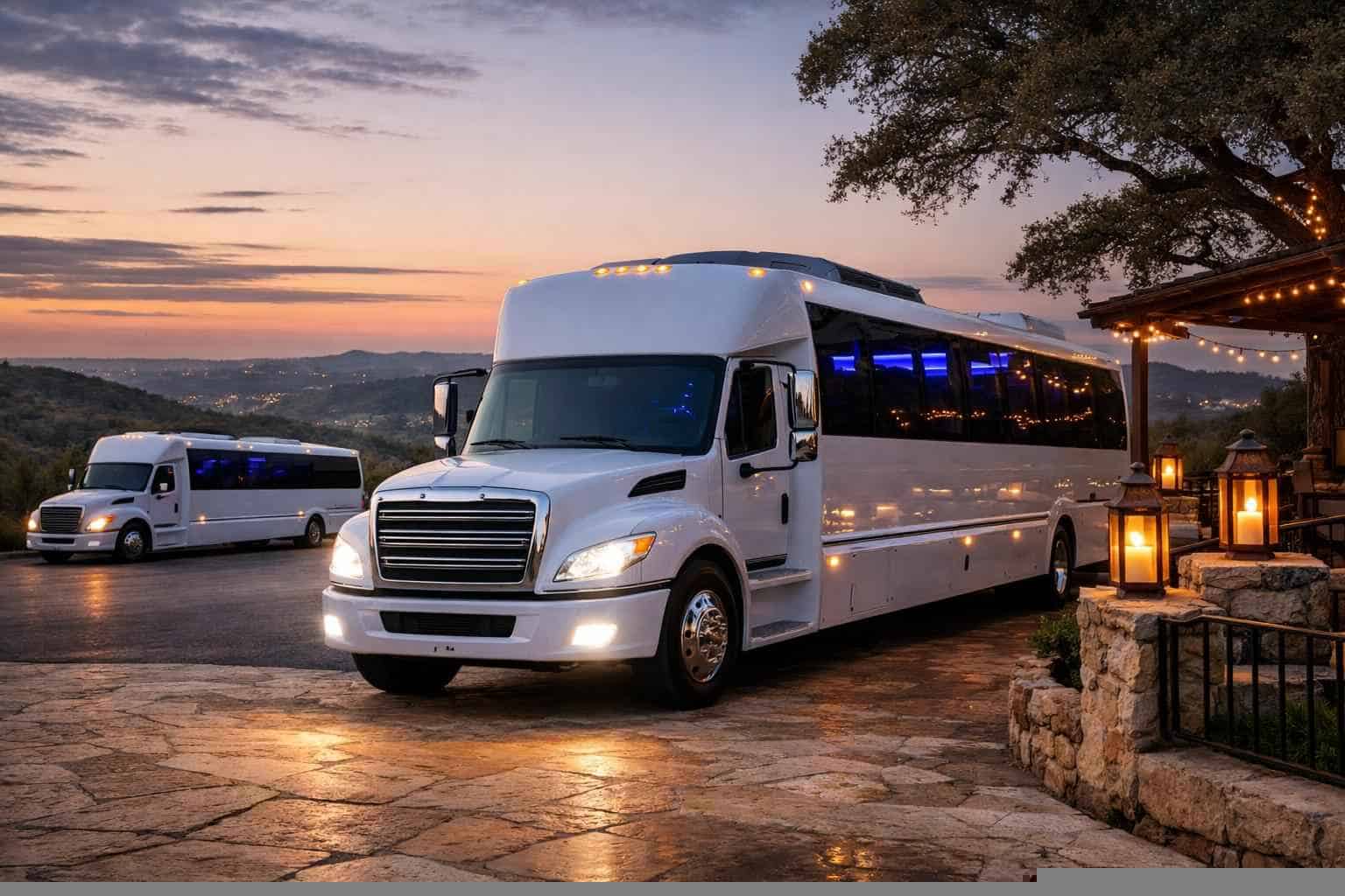 White Party Buses in Helotes Texas