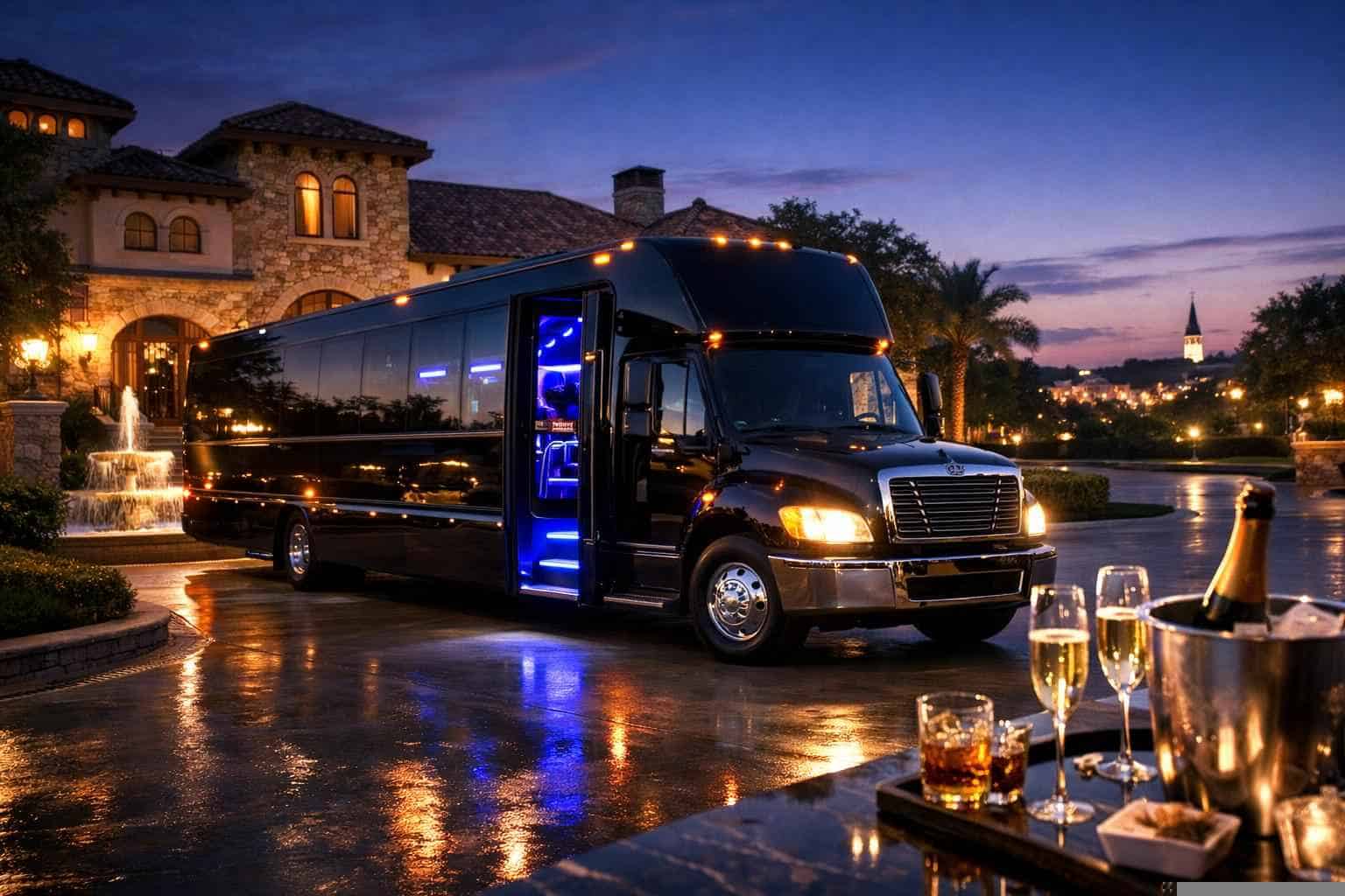 Best Party Bus Rental in Castle Hills Texas
