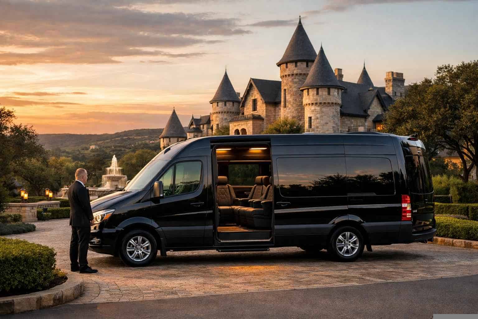 Best Passenger Van with Driver in Castle Hills Texas