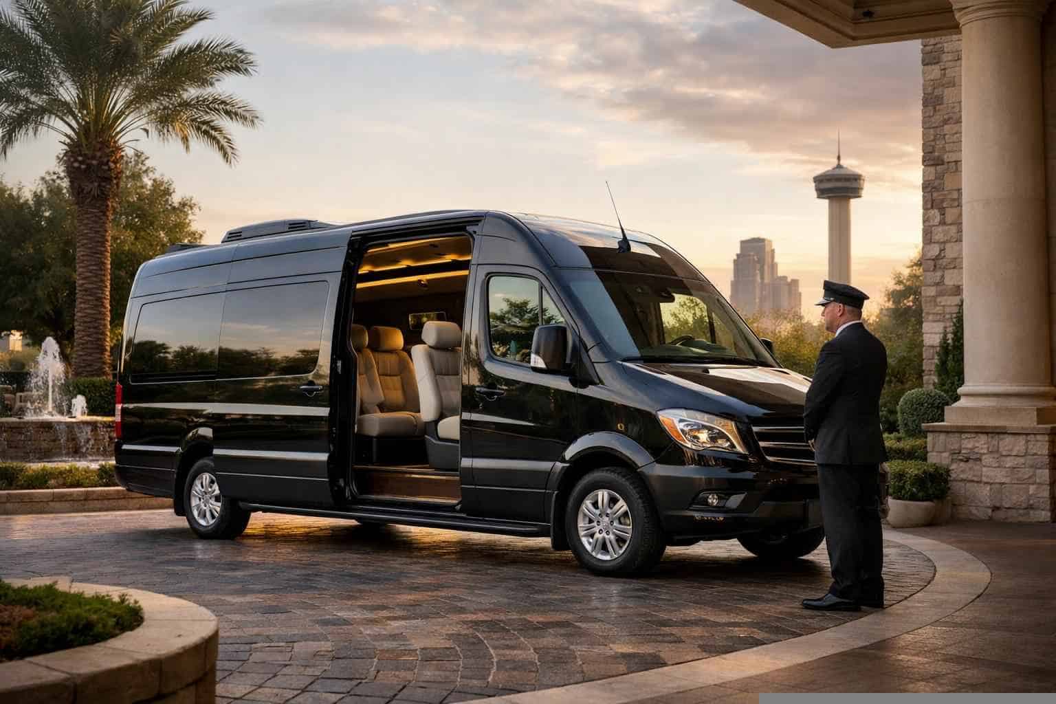 Best Passenger Van with Driver in Kirby Texas