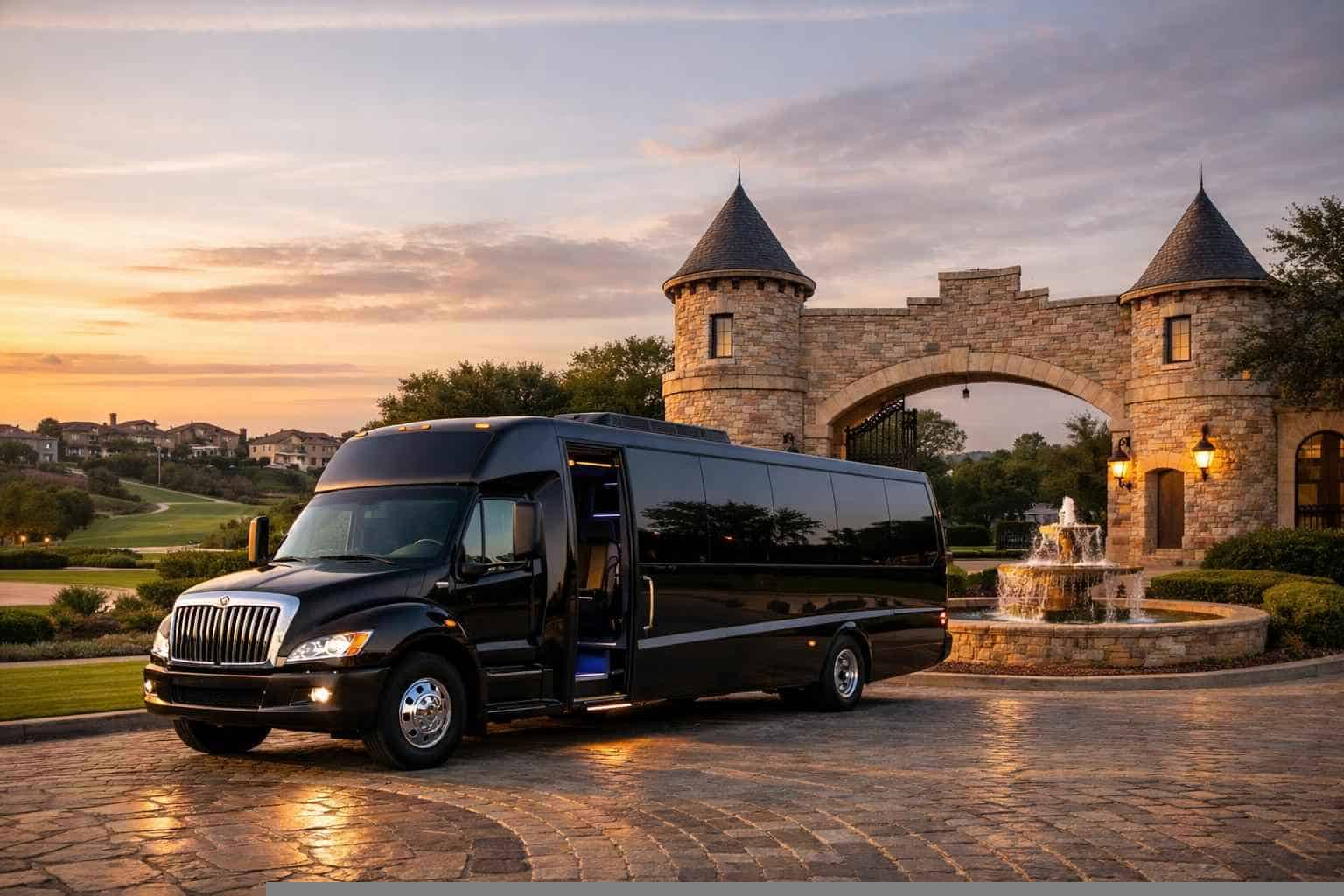 Best Shuttle Bus Rental in Castle Hills Texas