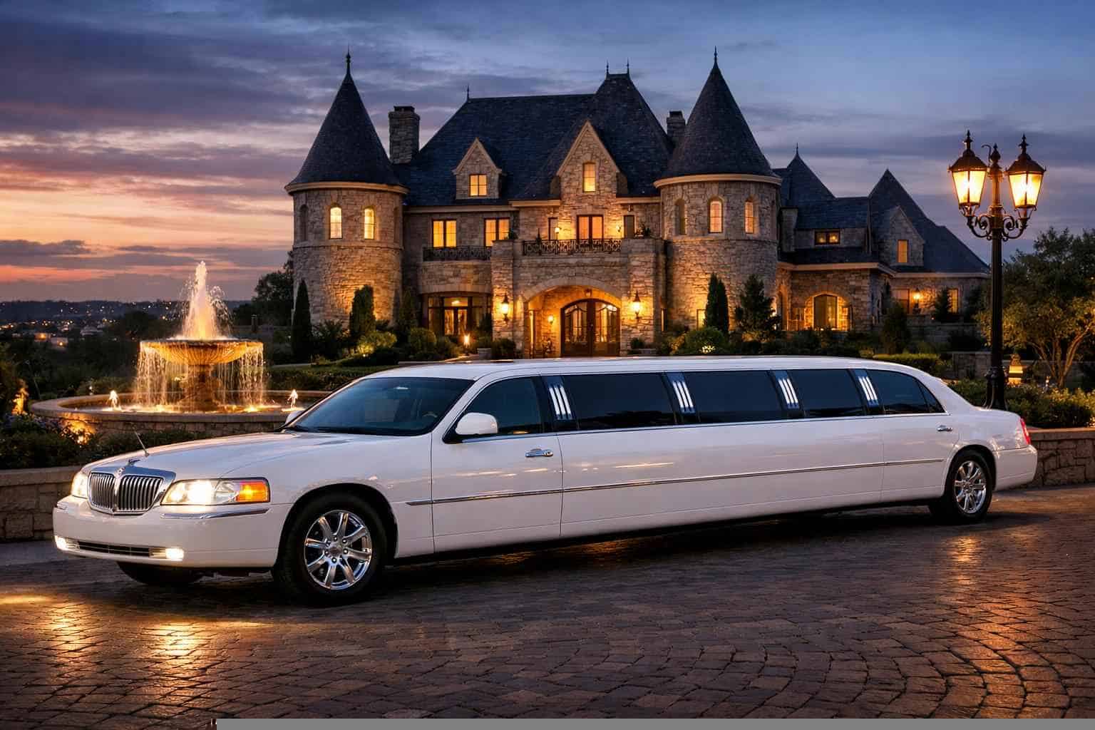 Best White Limo Rental in Castle Hills Texas