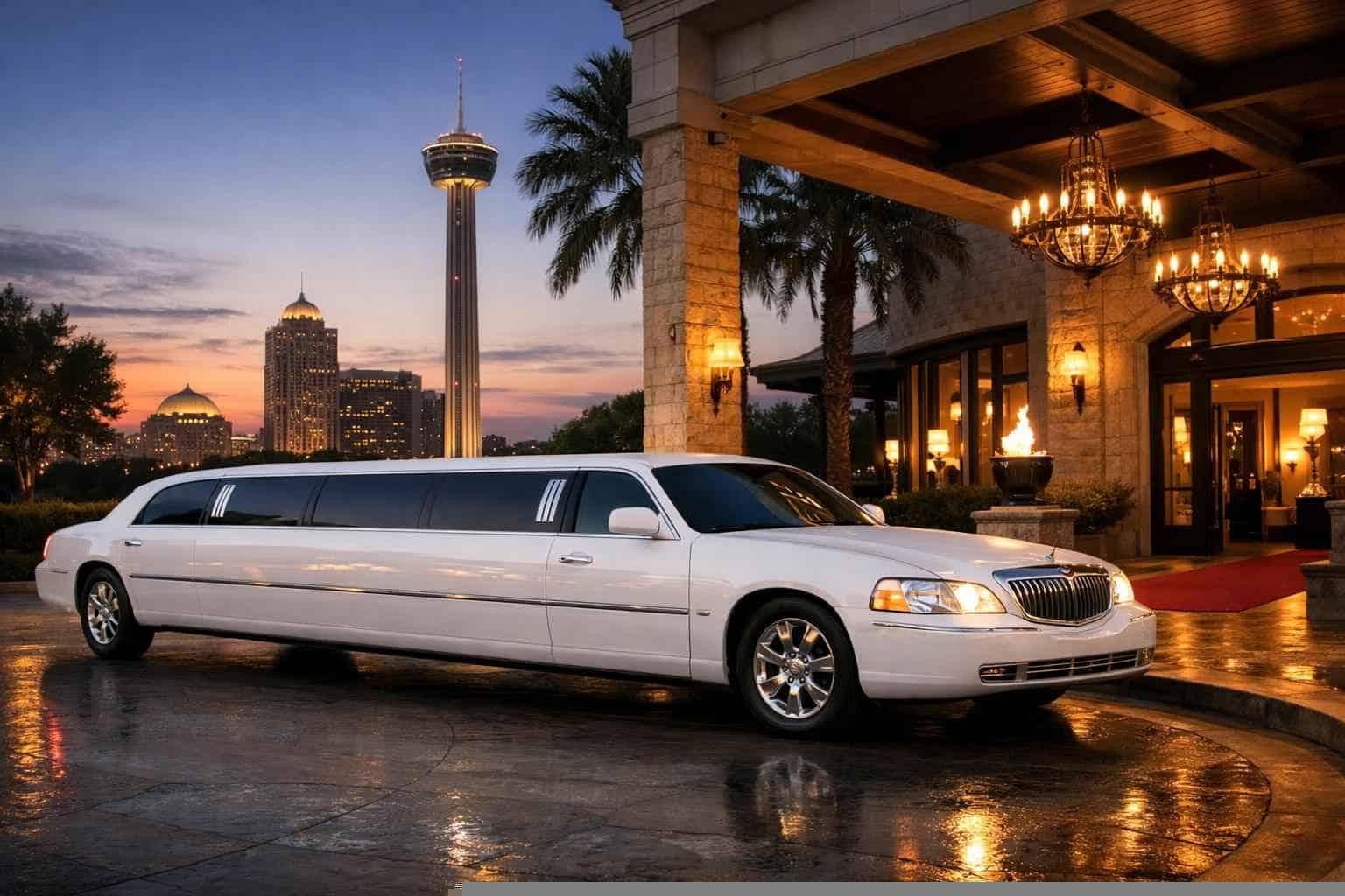Best White Limo Rental in Kirby Texas