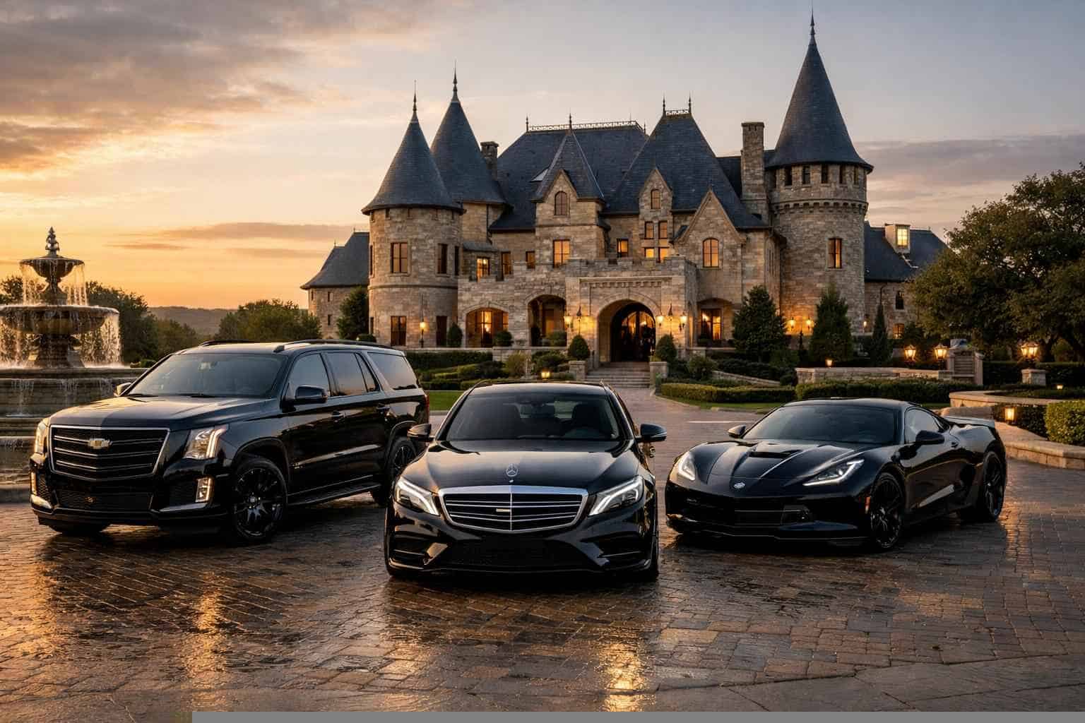 Black Cars In Castle Hills Texas