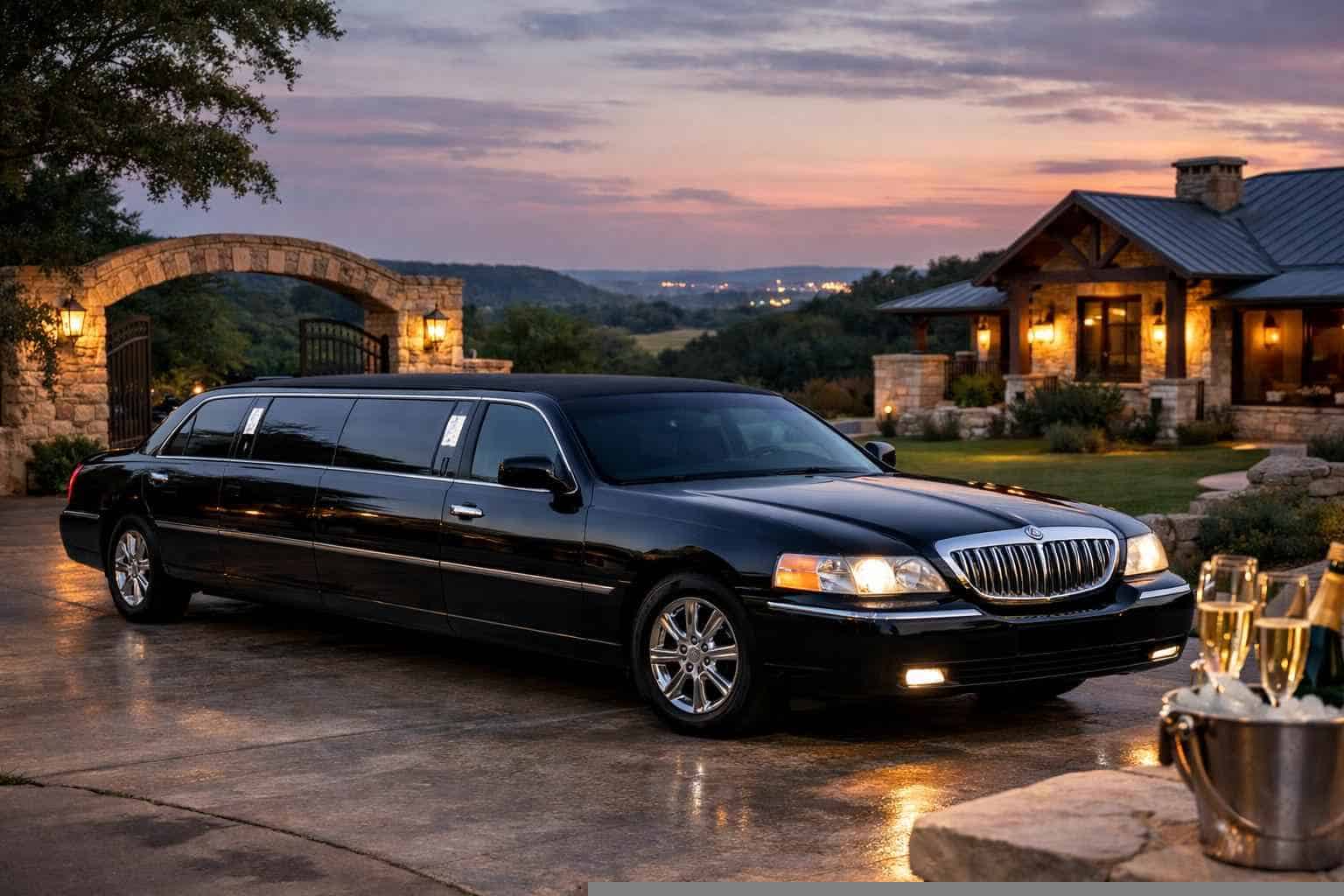 Black Limo Rental Near Me Bulverde TX