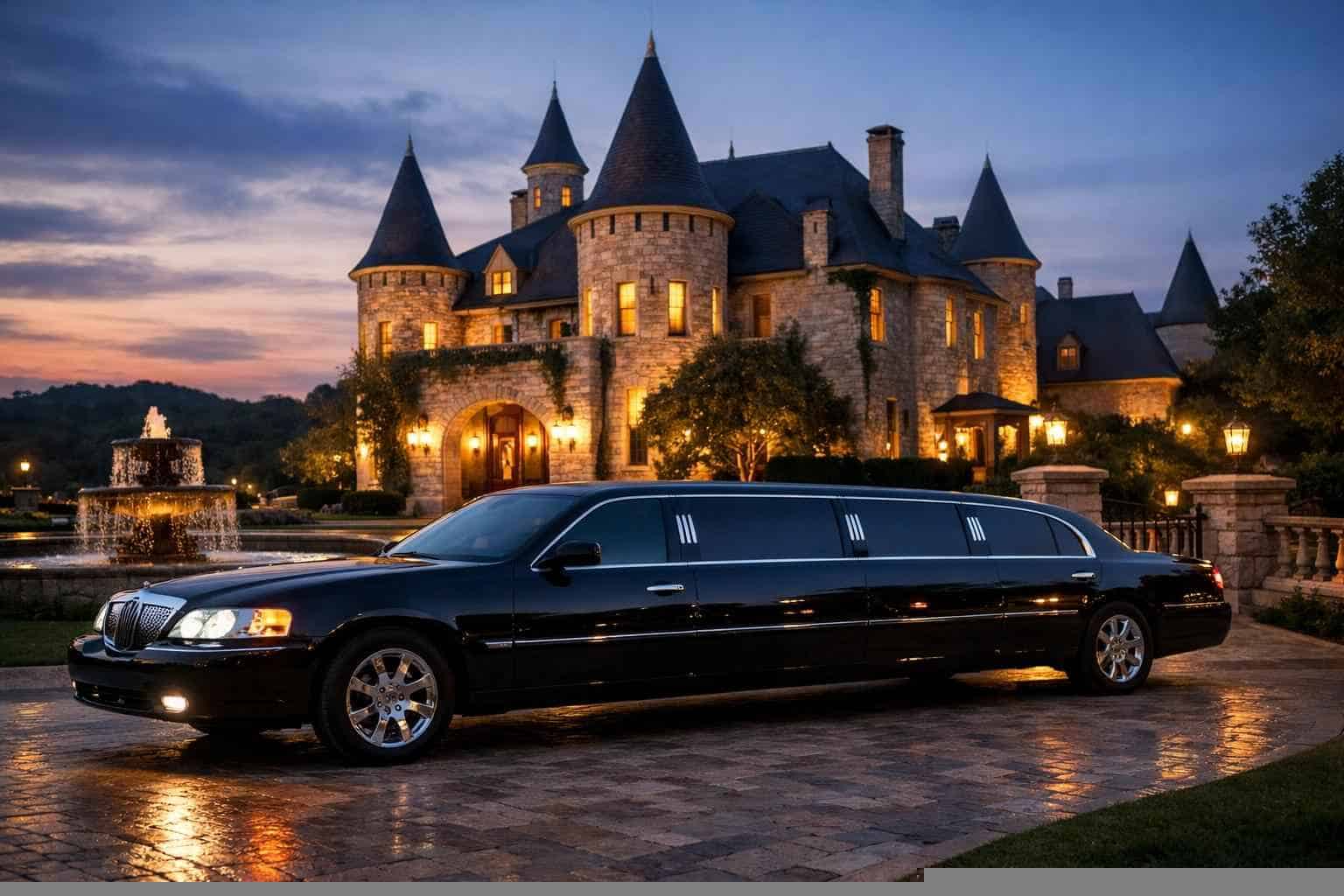 Black Limo Rental Near Me Castle Hills TX