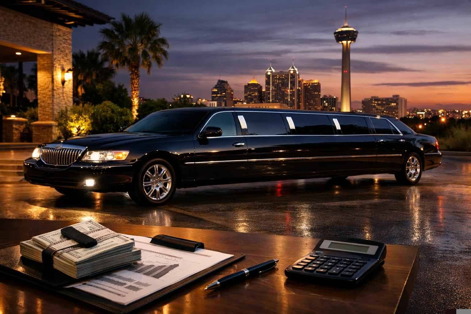 Black Limo Rental Prices in Kirby TX