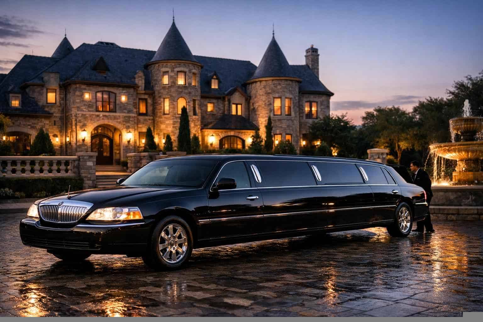 Black Limo Rental Services in Castle Hills Texas