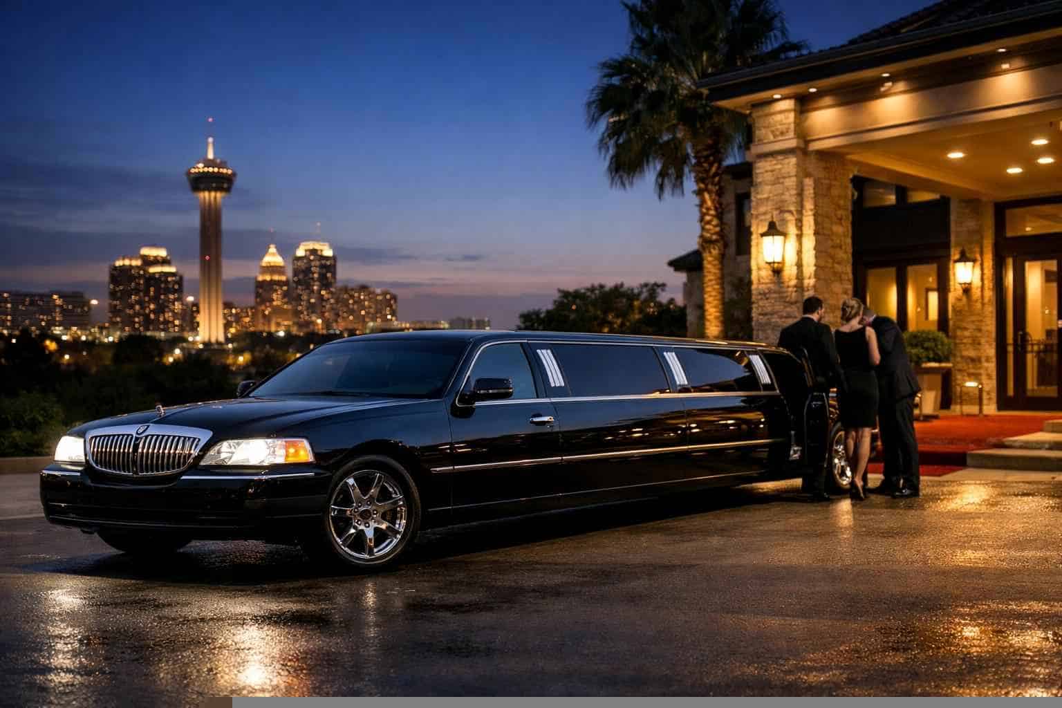 Black Limo Rental Services in Kirby Texas
