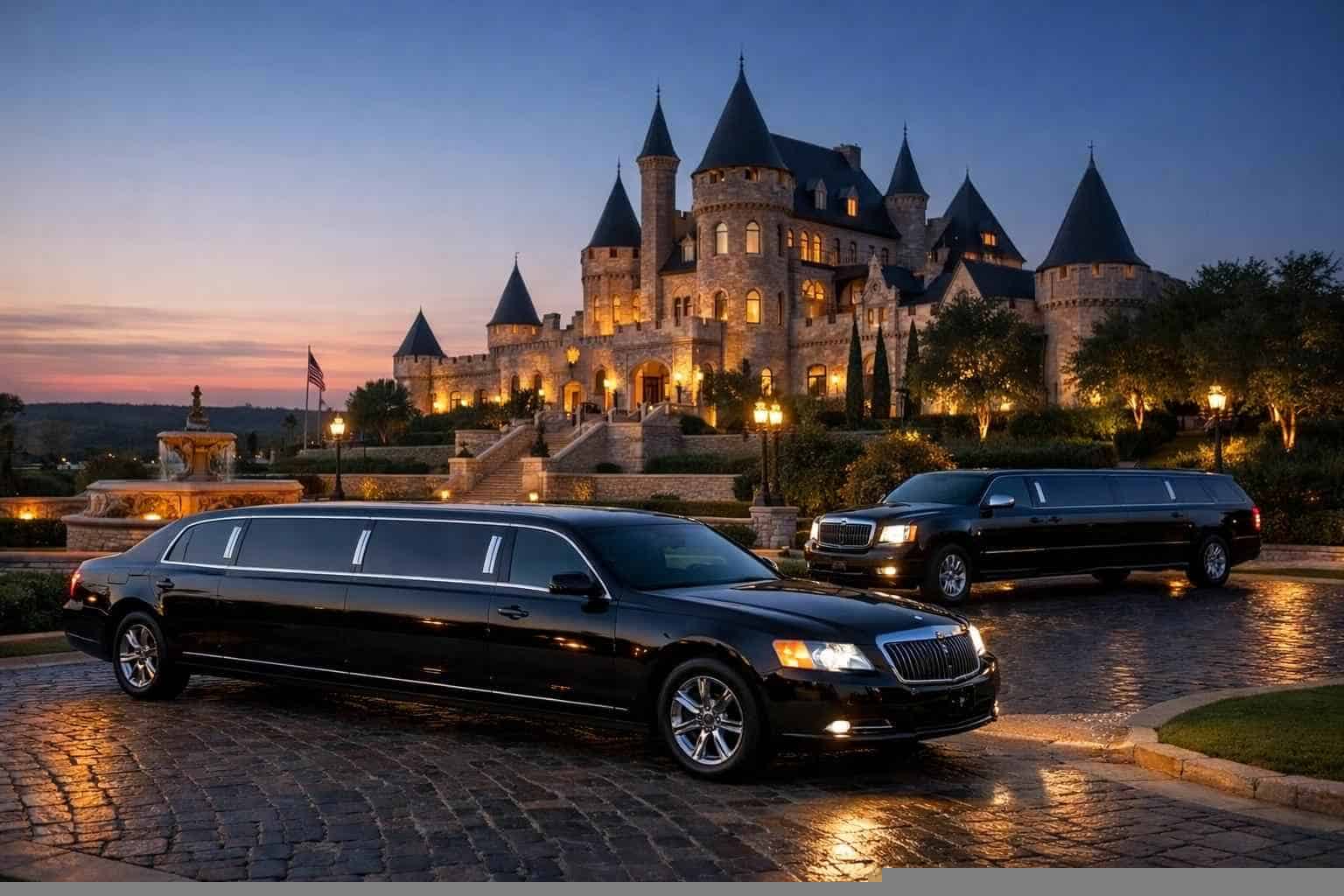 Black Limousines in Castle Hills Texas