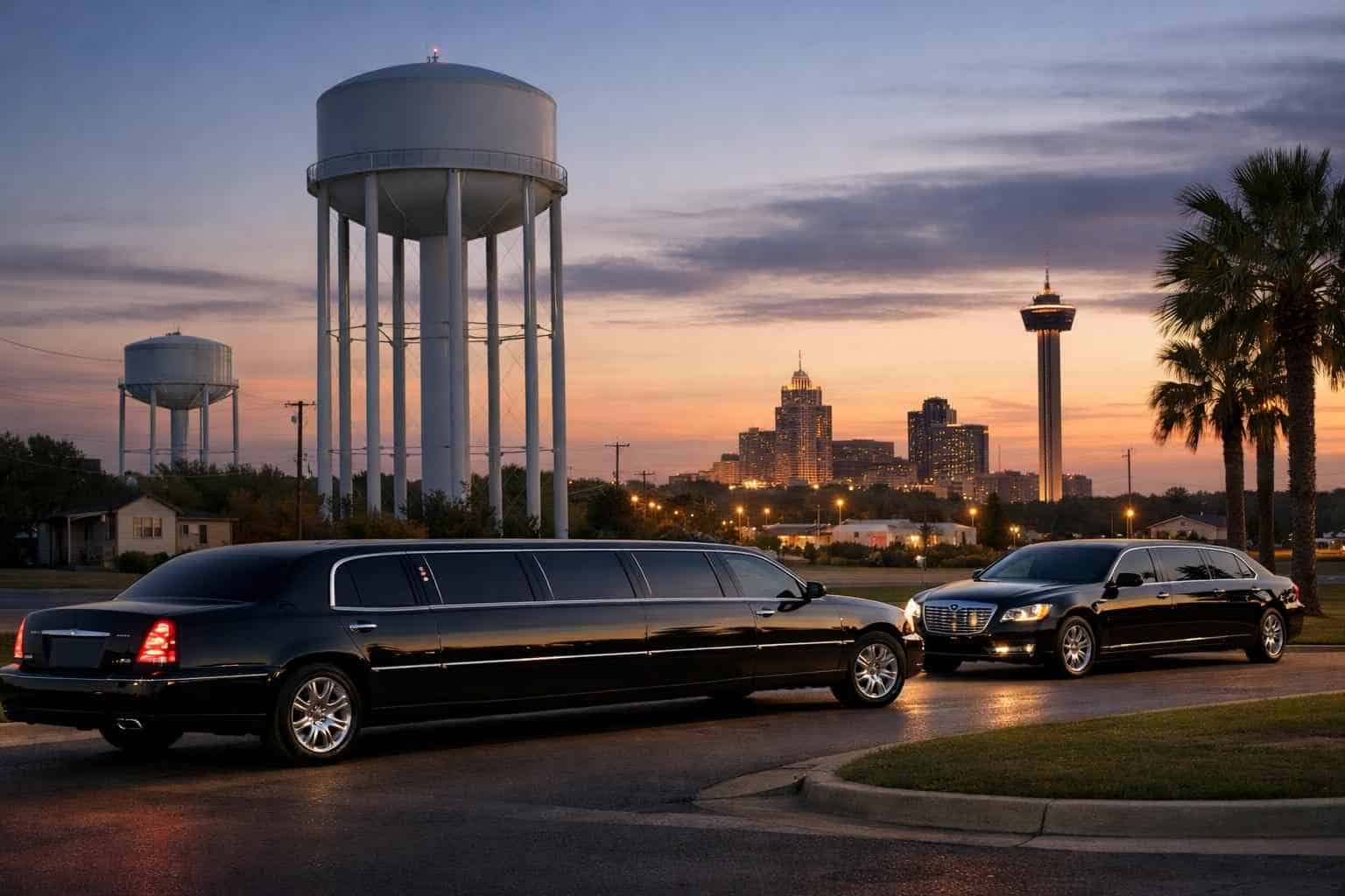 Black Limousines in Kirby Texas