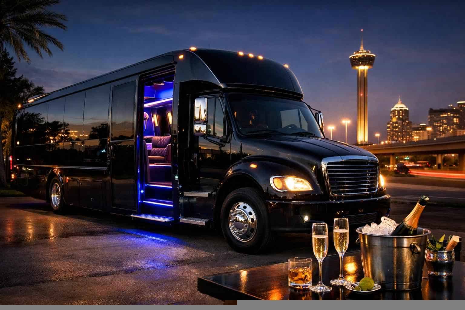 Black Party Bus Service Kirby TX