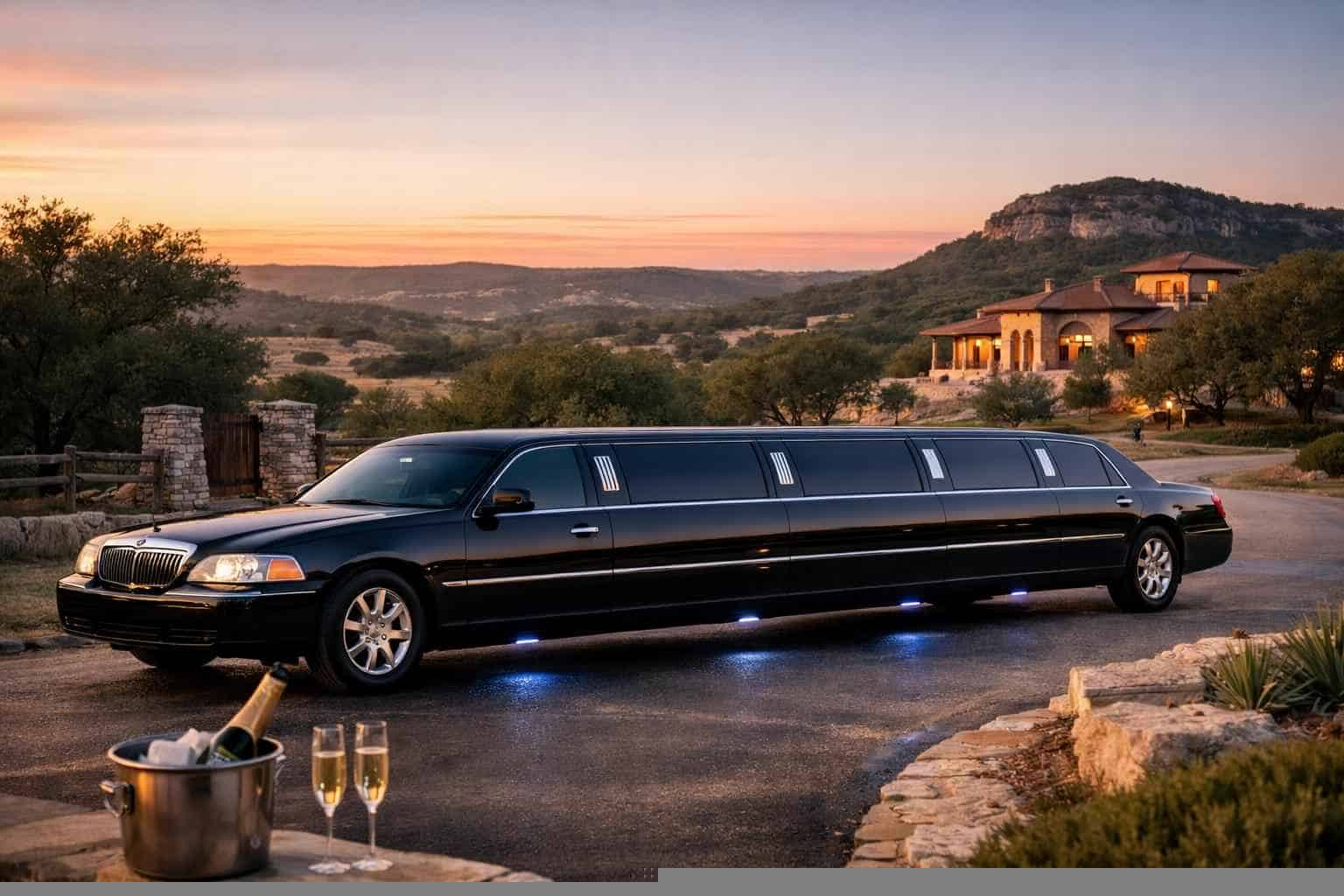 Bulverde Texas Black Limo Rental
