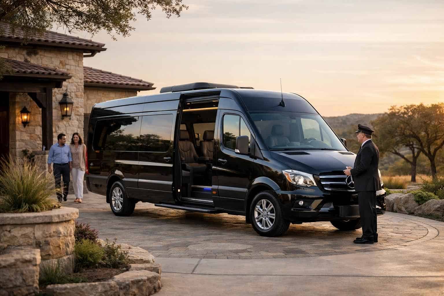Bulverde Texas Passenger Van with Driver