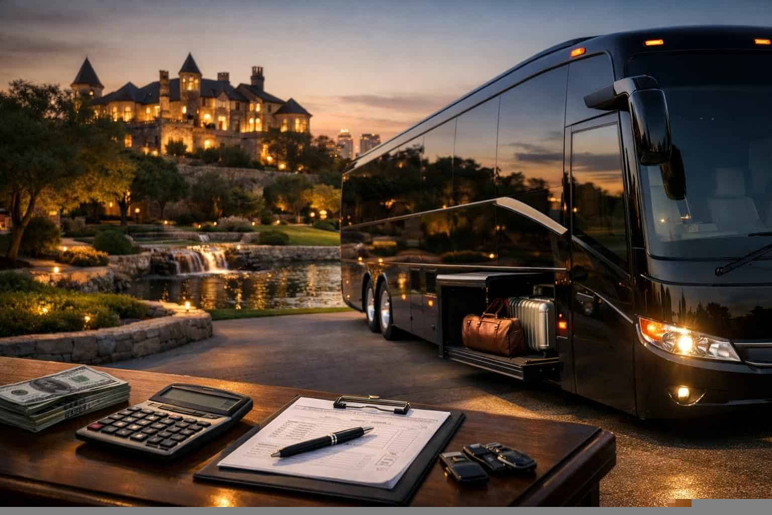 Bus Rental Prices in Castle Hills TX