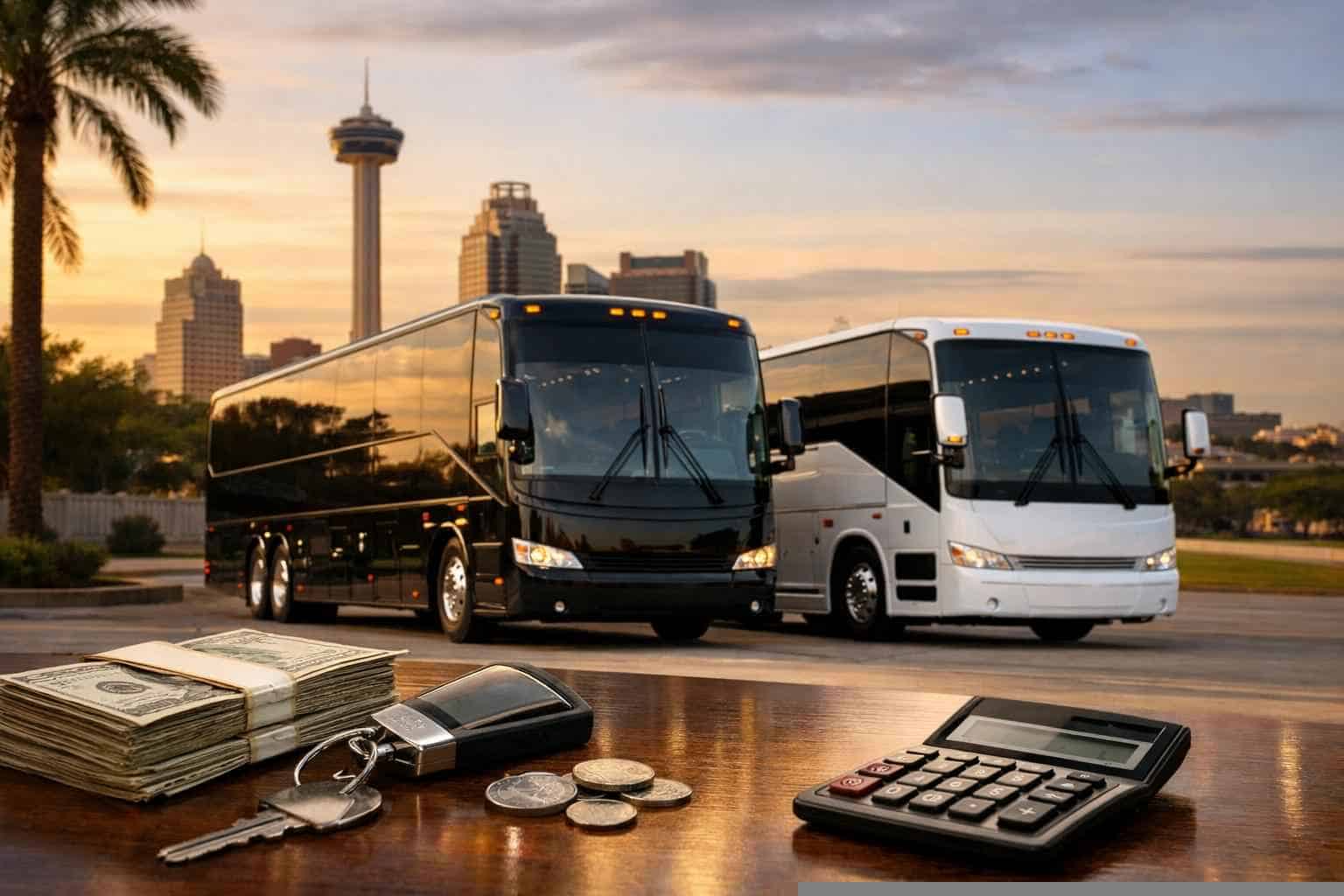 Bus Rental Prices in Kirby TX