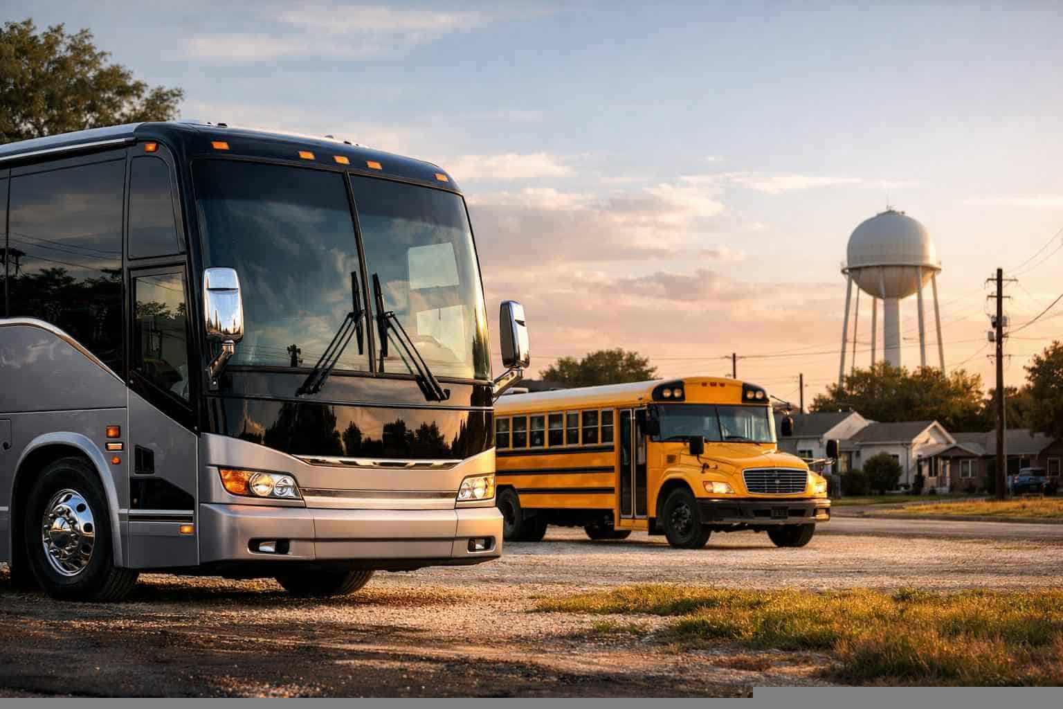 Buses in Kirby Texas