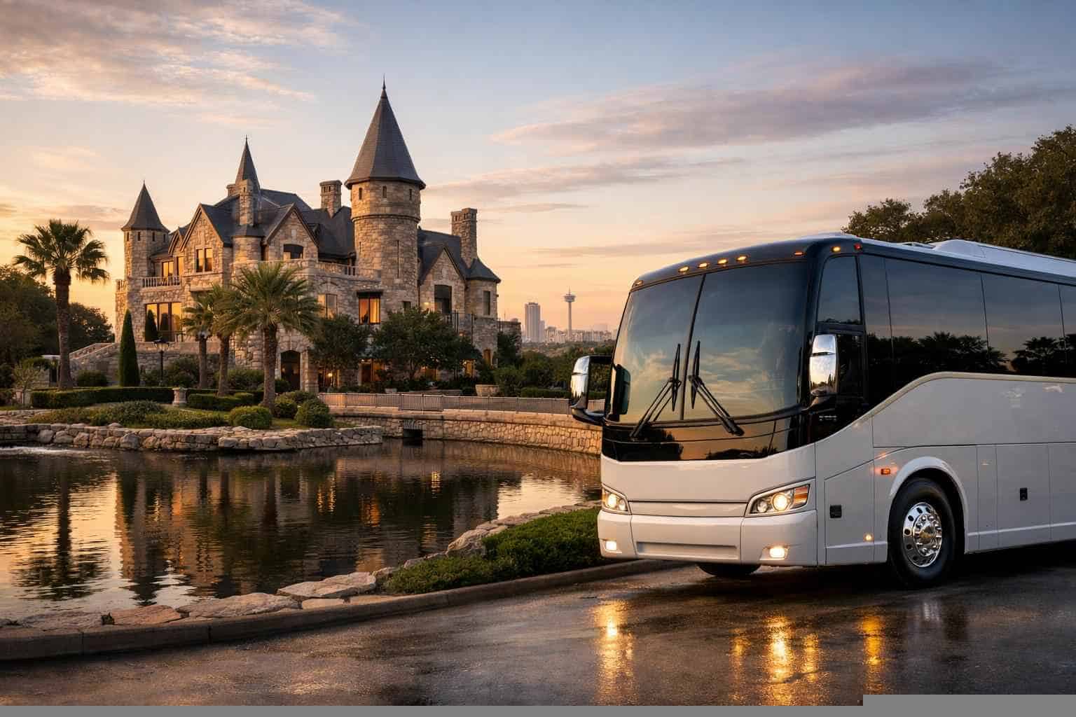 Castle Hills Texas Charter Bus Rental