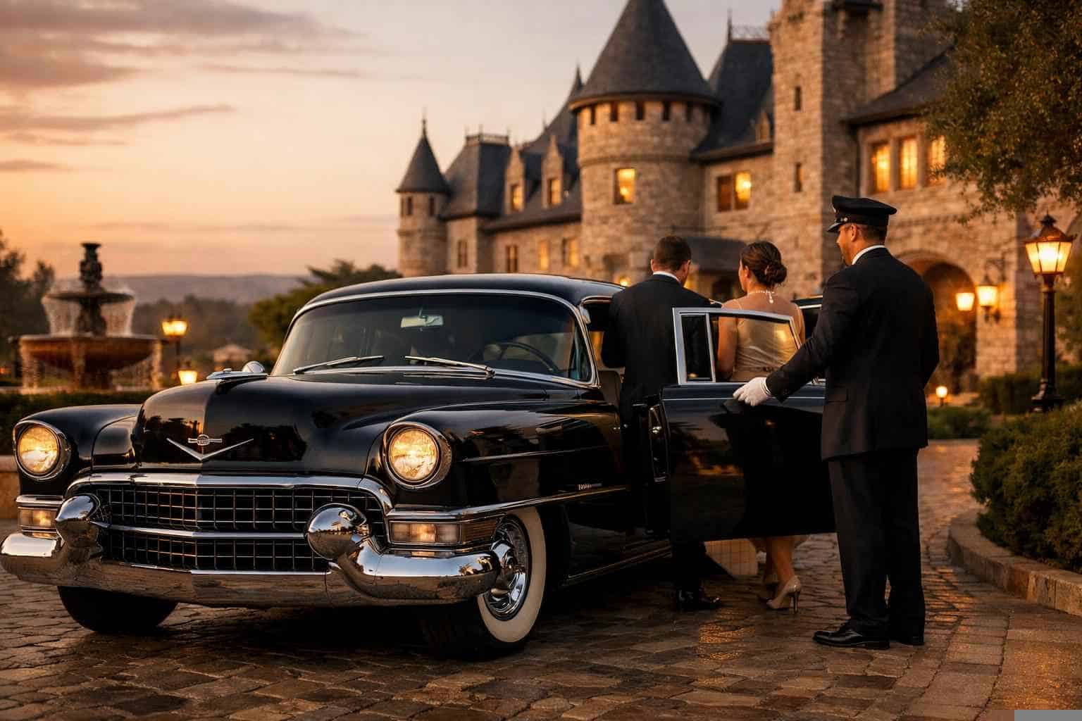 Castle Hills Texas Classic Car Chauffeur Service