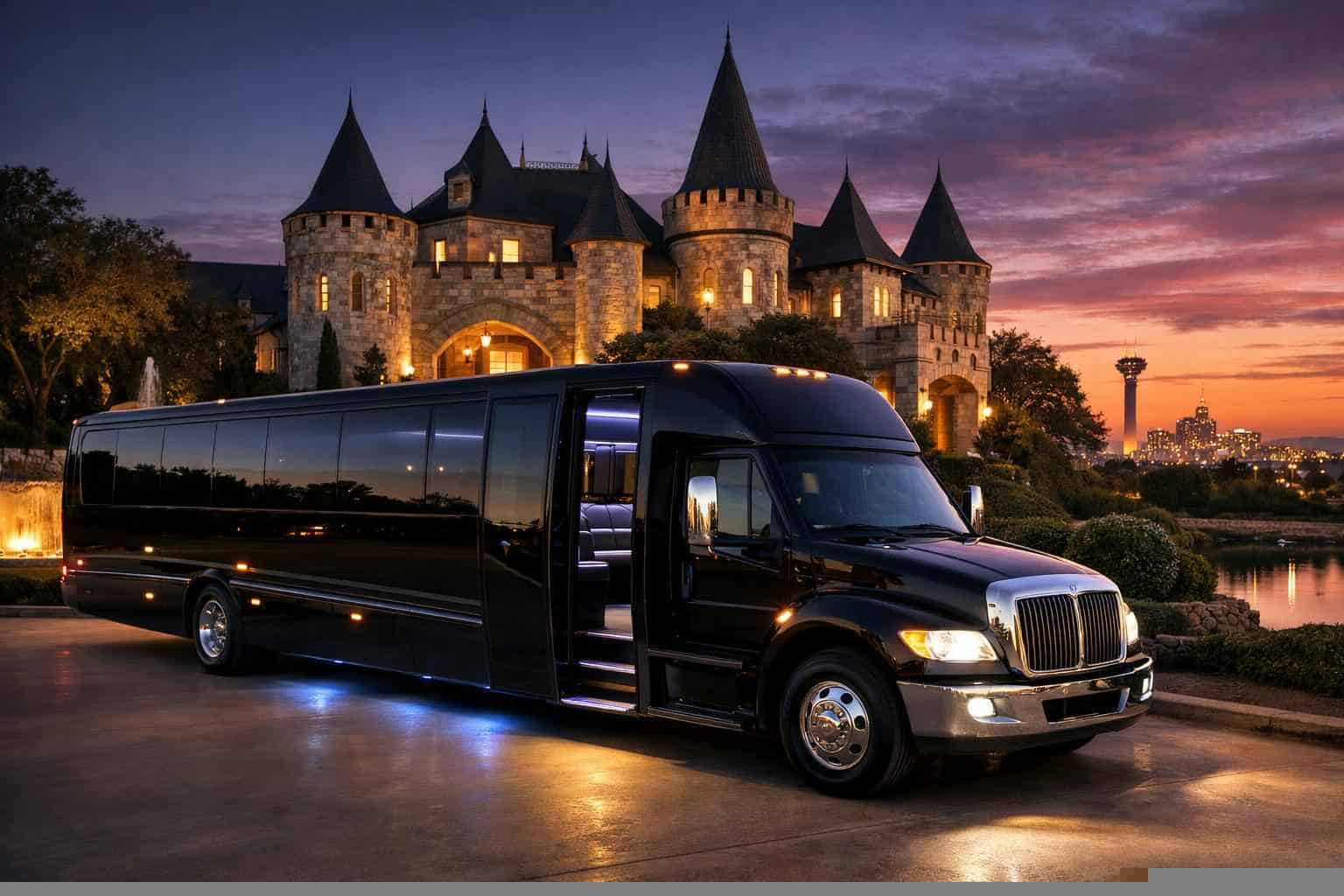 Castle Hills Texas Limo Bus Rental